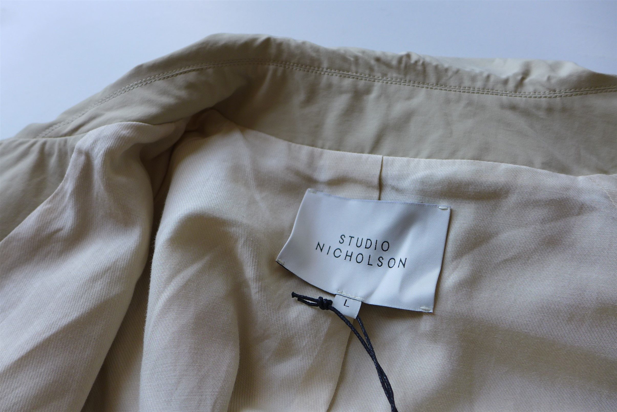 Studio Nicholson Studio Nicholson Ventus Oversized Classic Mac - Porcelin Size US L / EU 52-54 / 3 - 11 Thumbnail