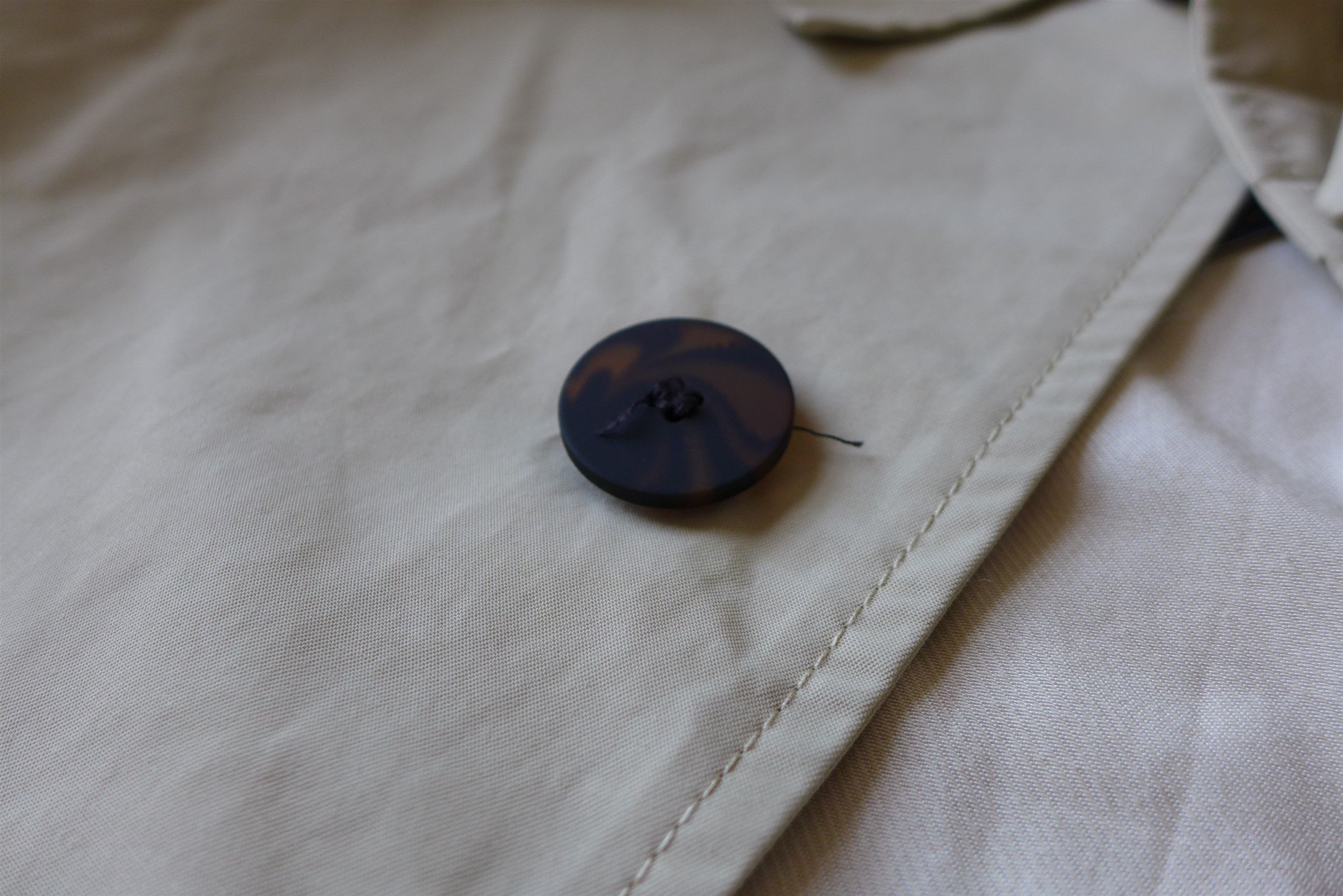 Studio Nicholson Studio Nicholson Ventus Oversized Classic Mac - Porcelin Size US L / EU 52-54 / 3 - 12 Thumbnail