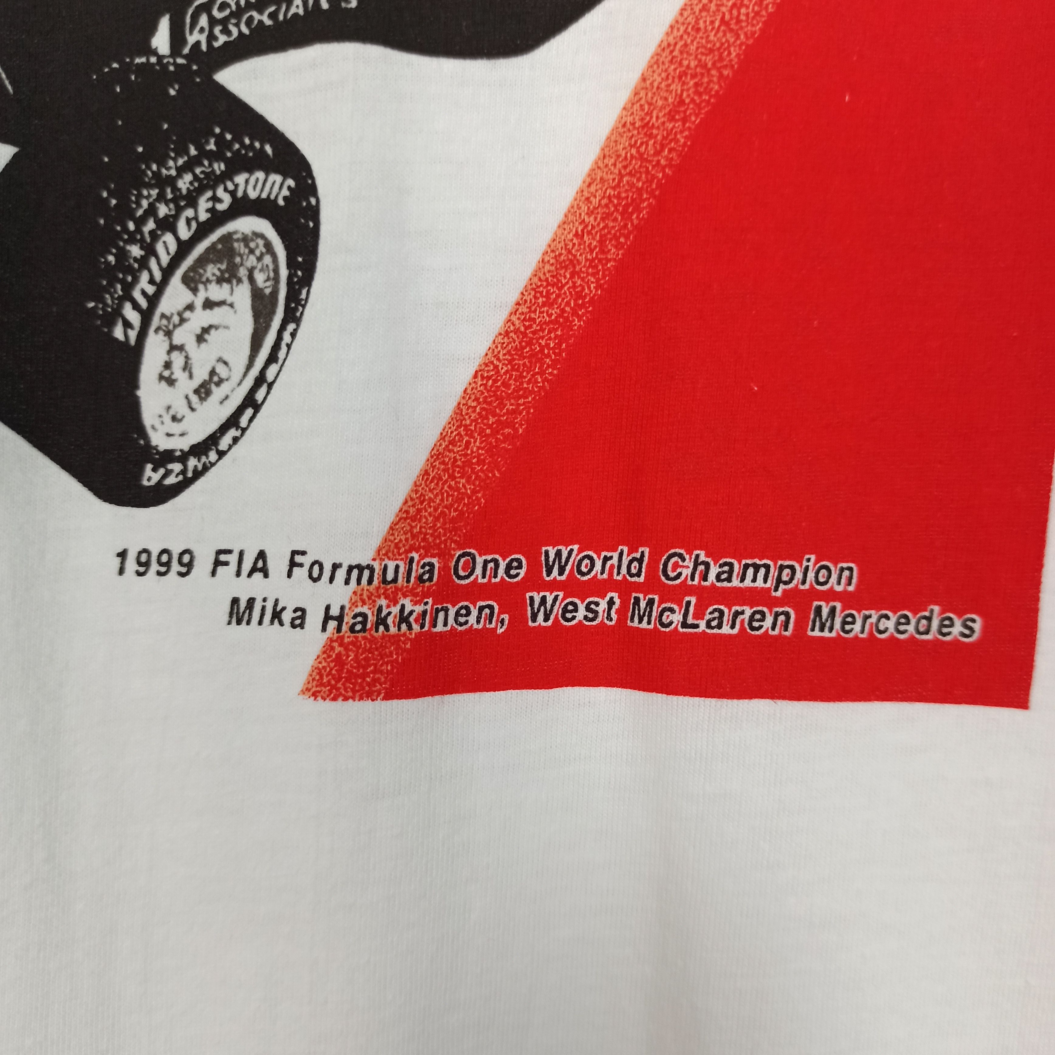 Sports Specialties Vintage 99 Potenza Bridgeston Mika Häkkinen F1 Team T shirt Size US L / EU 52-54 / 3 - 4 Thumbnail