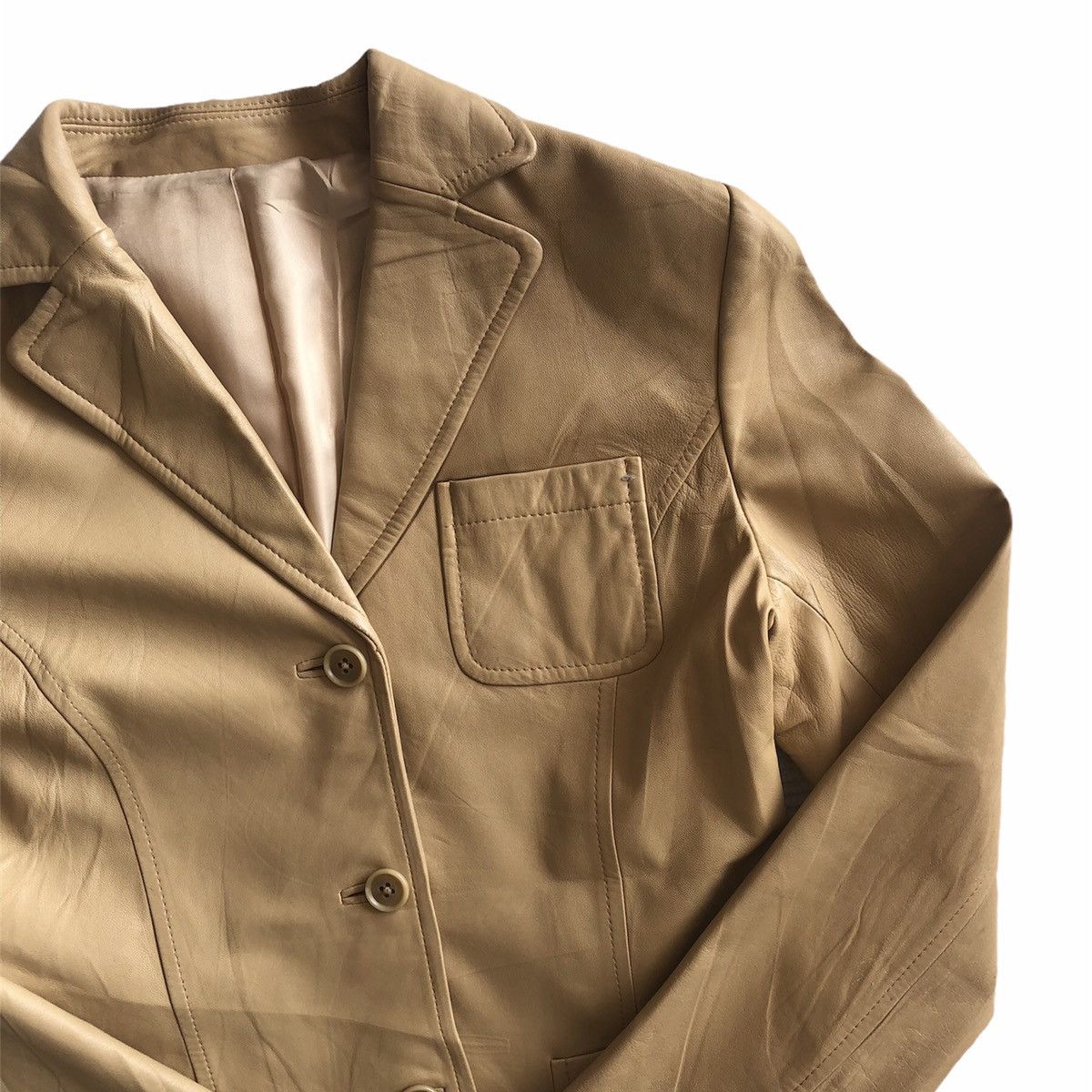 J. Press Vintage Coat Jacket PU Leather by J.Press Size XS / US 0-2 / IT 36-38 - 5 Thumbnail