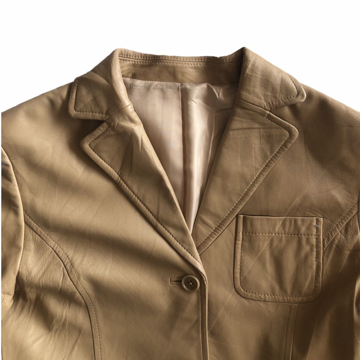 J. Press Vintage Coat Jacket PU Leather by J.Press Size XS / US 0-2 / IT 36-38 - 3 Thumbnail