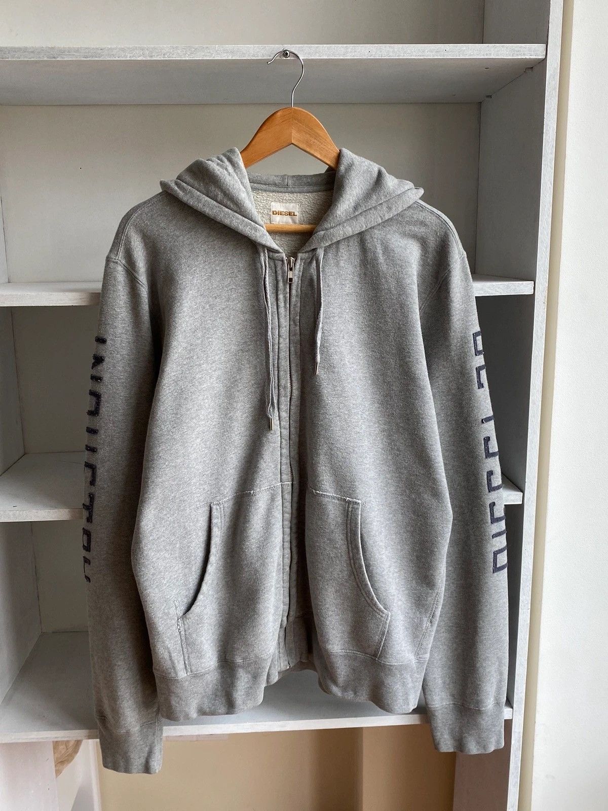 Vintage Diesel Heavy Cotton Zip Hoodie