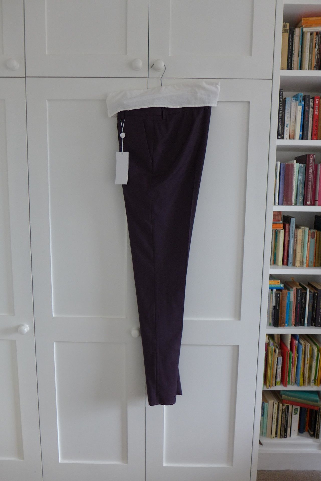 Maison Margiela Margiela Trousers - Dark Purple Virgin Wool Size US 32 / EU 48 - 3 Thumbnail