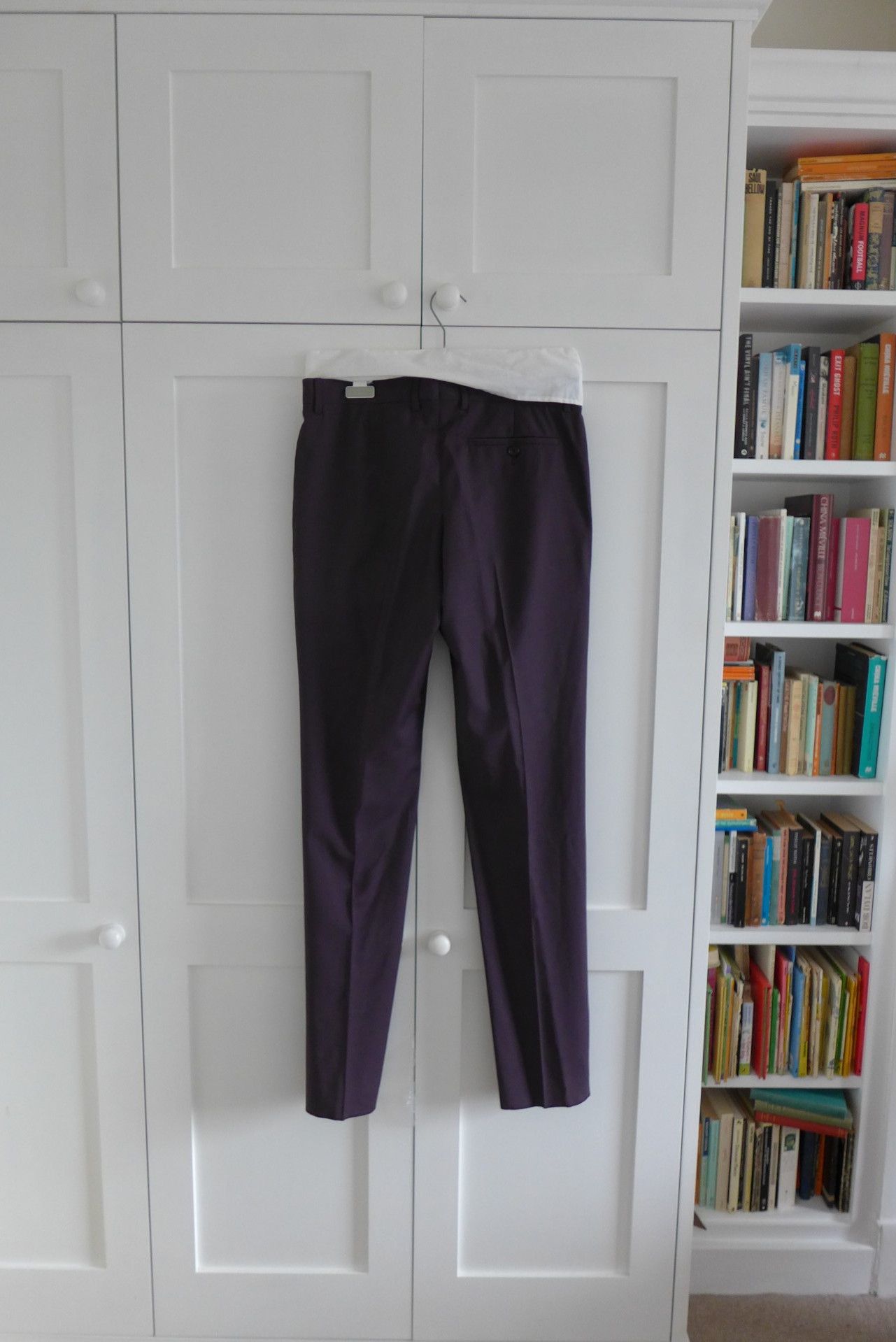 Maison Margiela Margiela Trousers - Dark Purple Virgin Wool Size US 32 / EU 48 - 2 Thumbnail