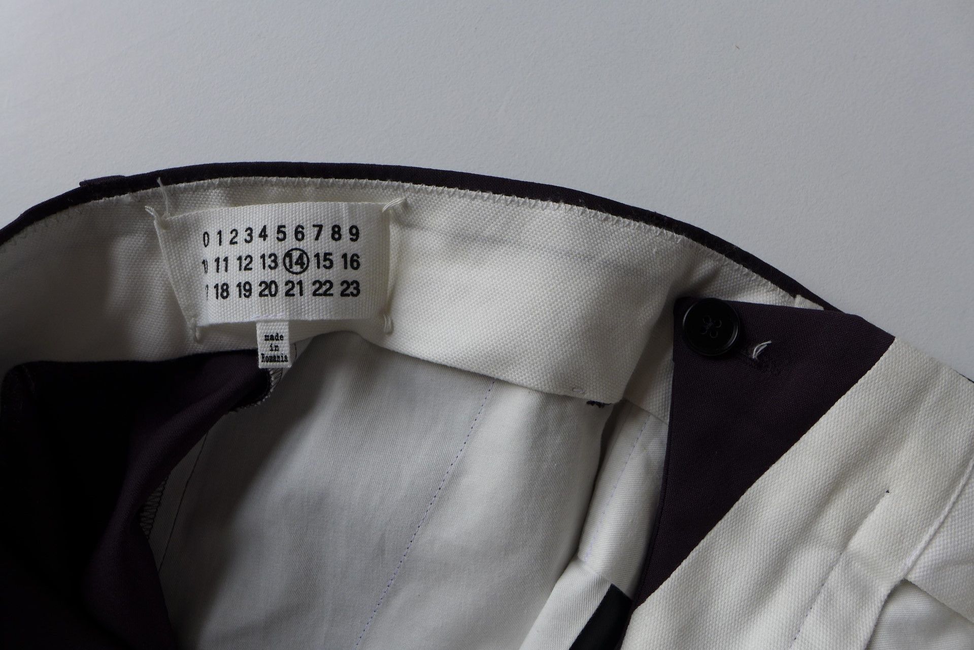 Maison Margiela Margiela Trousers - Dark Purple Virgin Wool Size US 32 / EU 48 - 10 Thumbnail