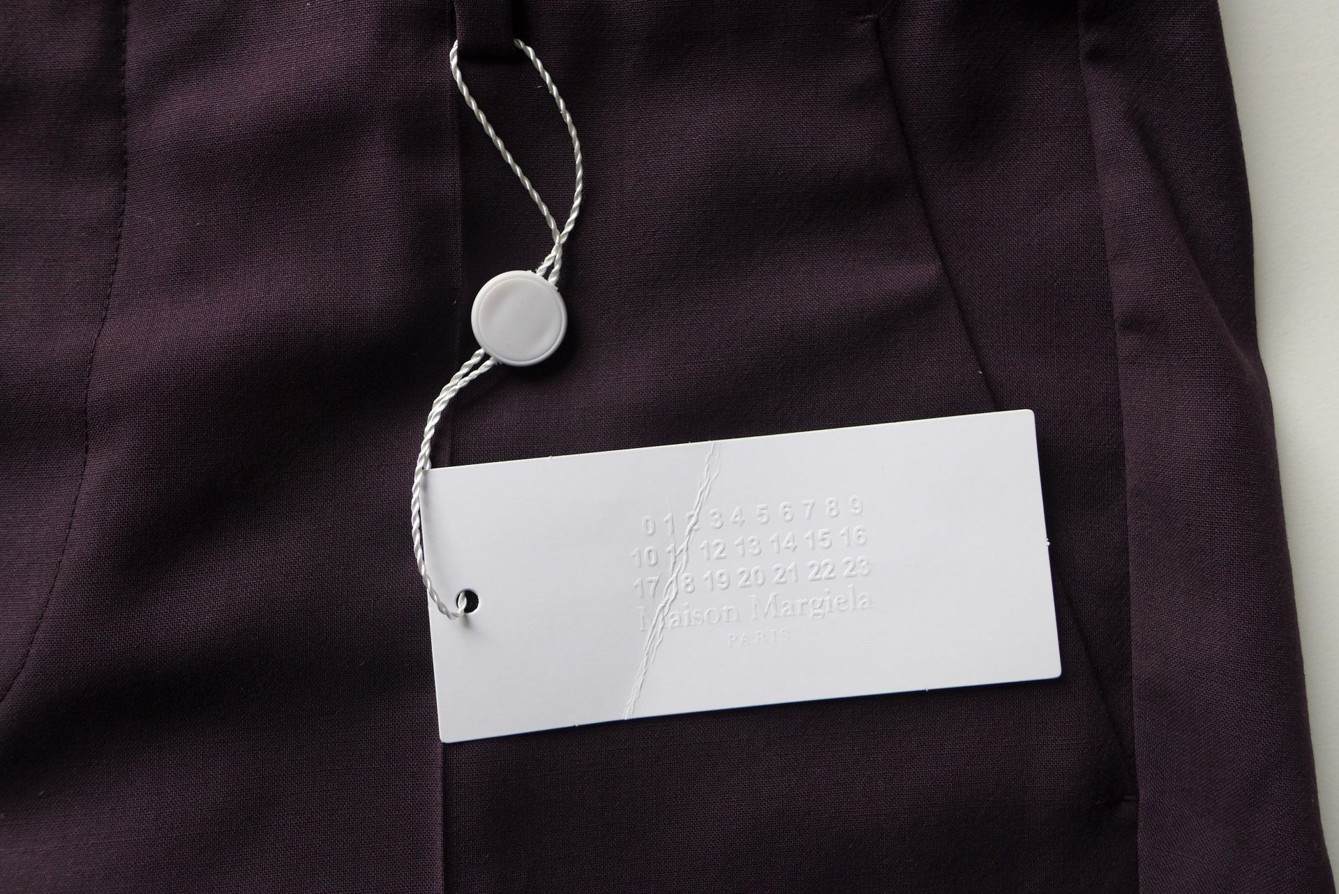 Maison Margiela Margiela Trousers - Dark Purple Virgin Wool Size US 32 / EU 48 - 8 Thumbnail