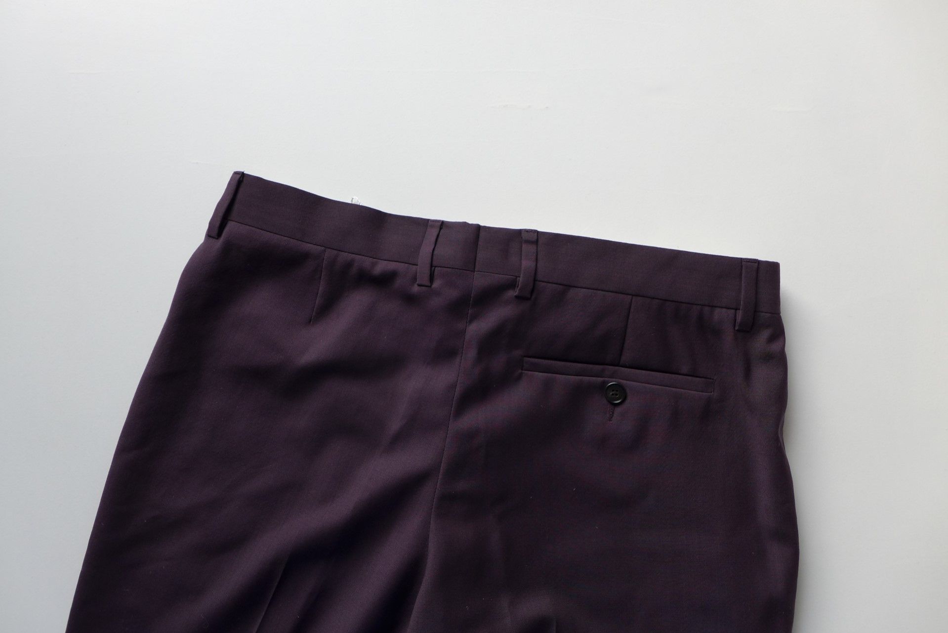 Maison Margiela Margiela Trousers - Dark Purple Virgin Wool Size US 32 / EU 48 - 5 Thumbnail