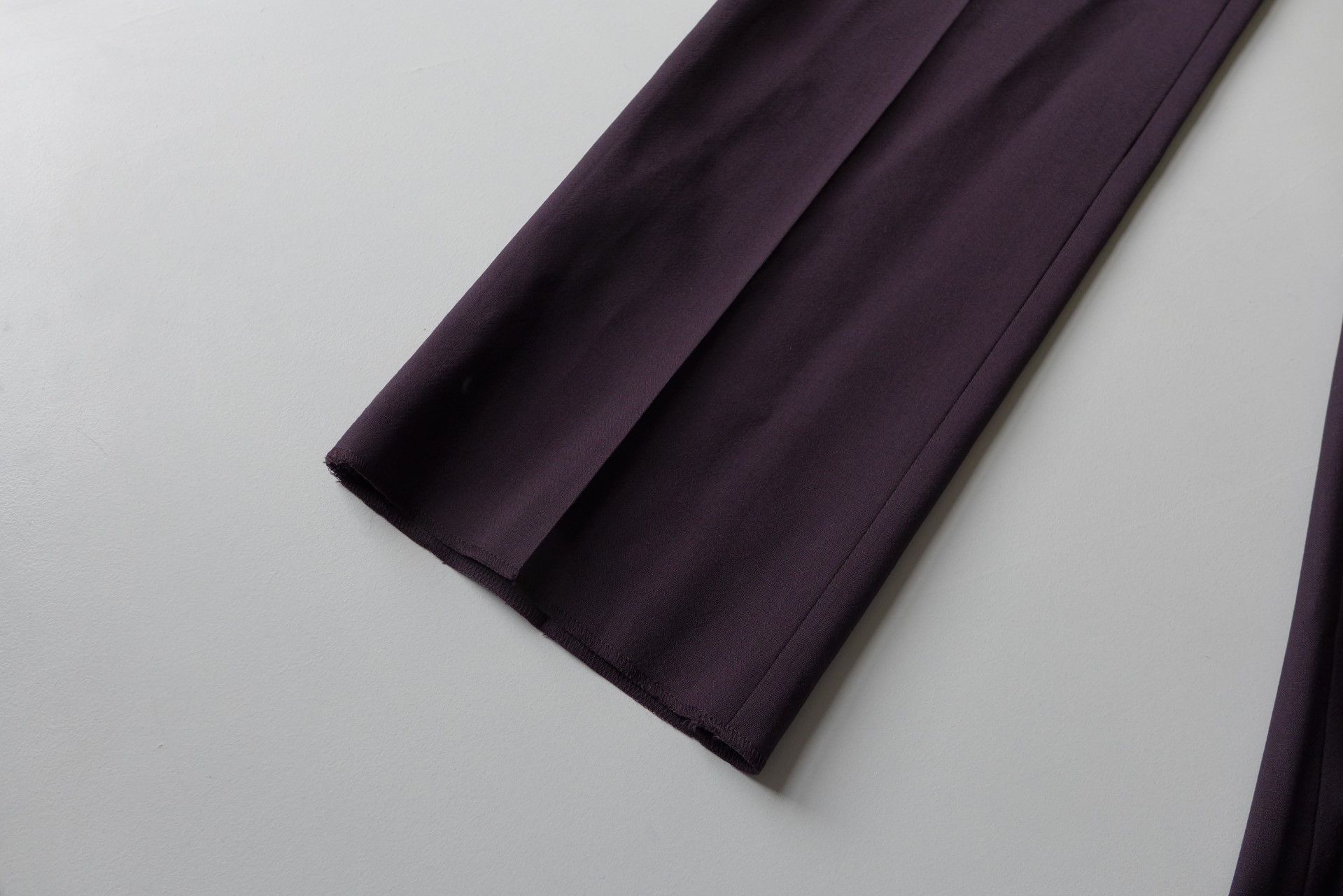 Maison Margiela Margiela Trousers - Dark Purple Virgin Wool Size US 32 / EU 48 - 7 Thumbnail