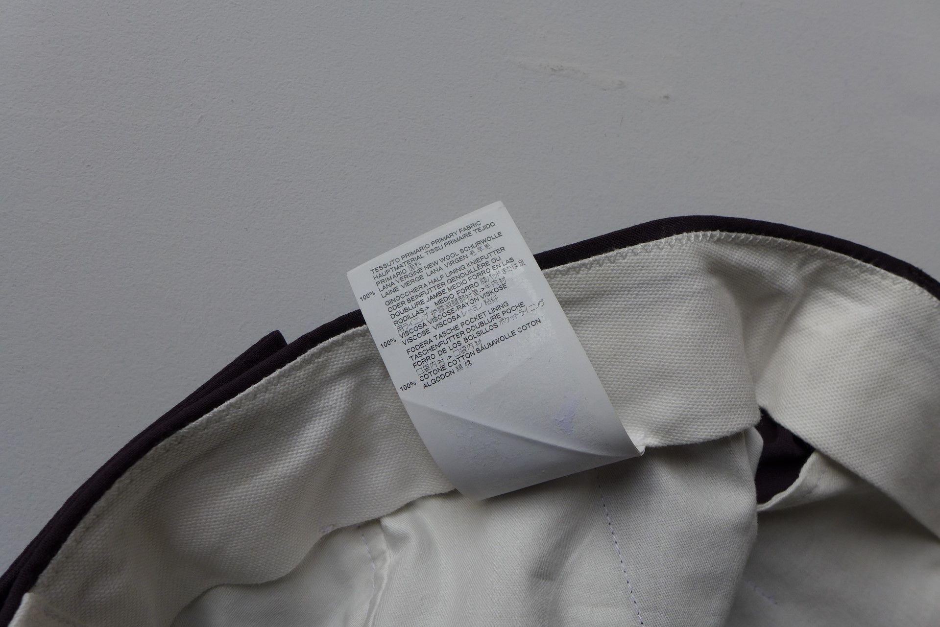 Maison Margiela Margiela Trousers - Dark Purple Virgin Wool Size US 32 / EU 48 - 12 Thumbnail