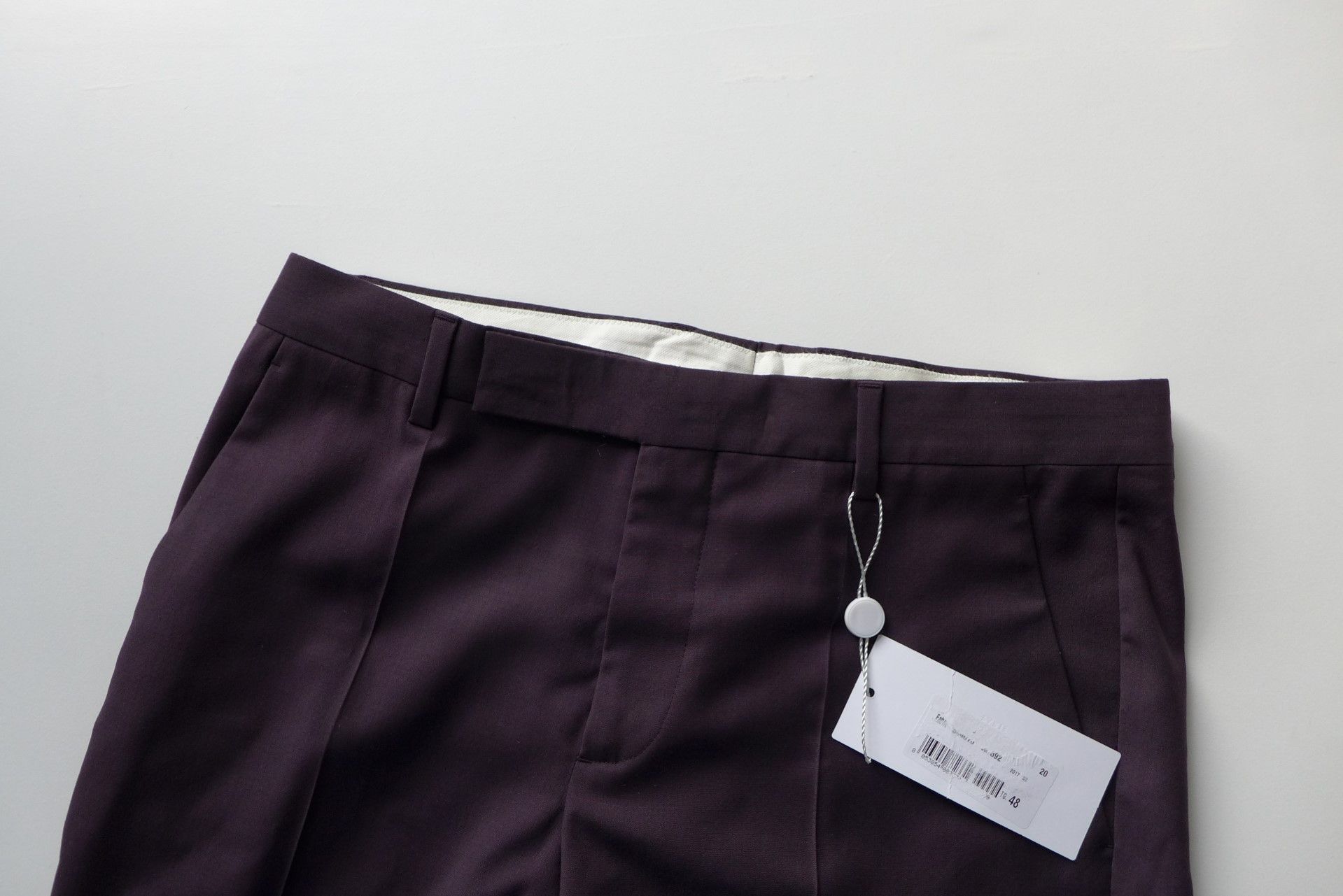 Maison Margiela Margiela Trousers - Dark Purple Virgin Wool Size US 32 / EU 48 - 4 Thumbnail