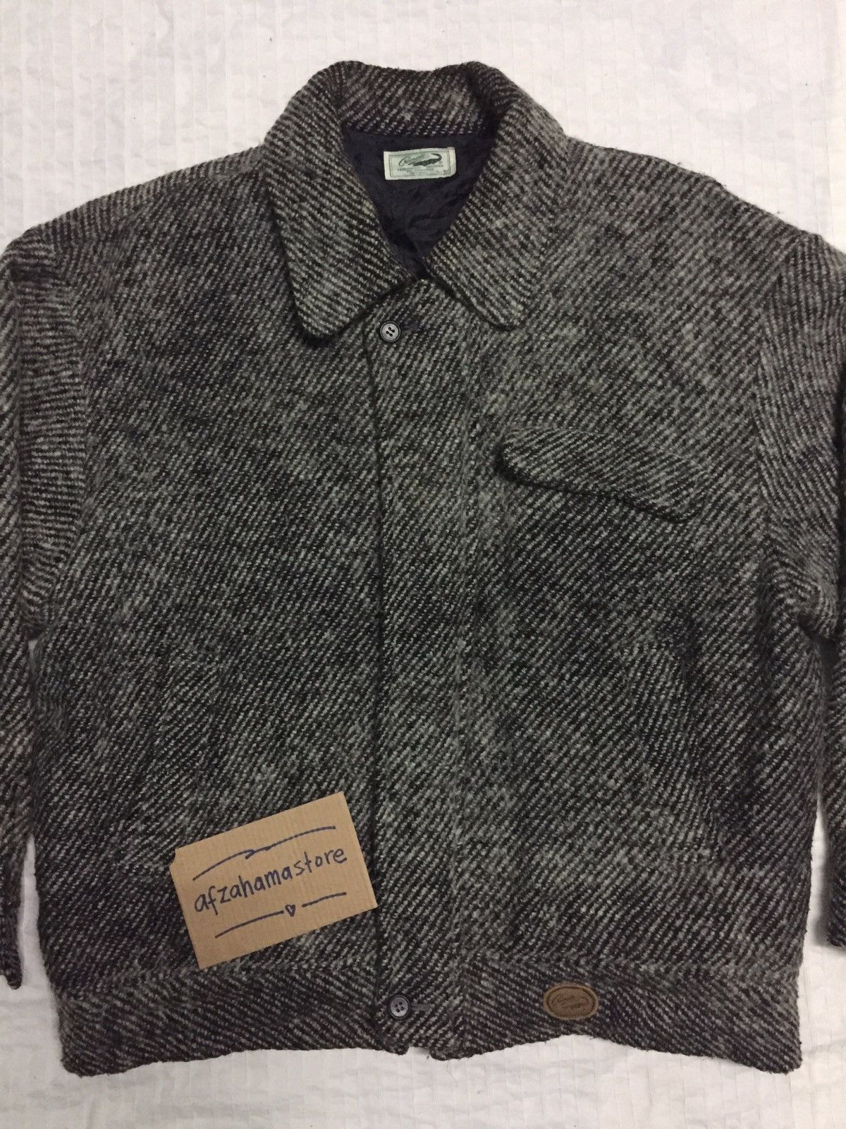 Japanese Brand Vintage Crocodile Original Design by Hamada Zipper Jacket Size US L / EU 52-54 / 3 - 3 Thumbnail