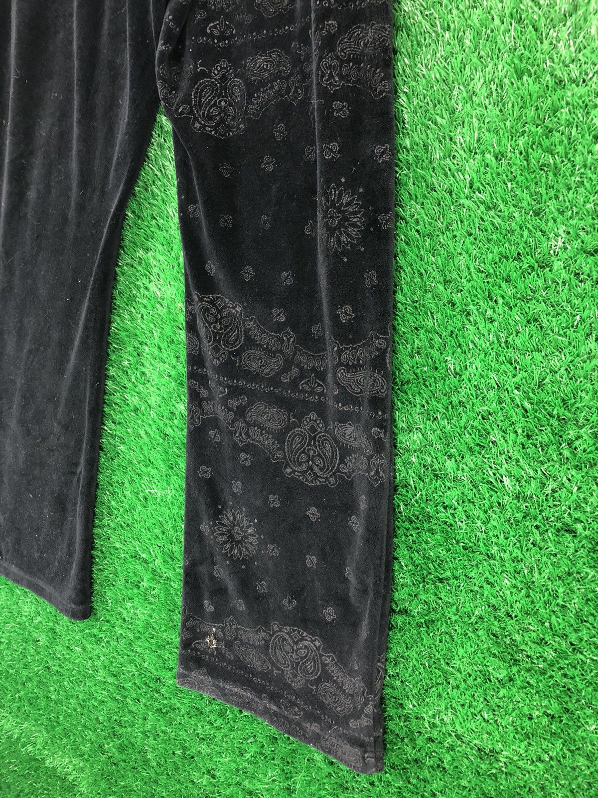 City Streets Vintage 24 Karats Gold Diggers Velvet Paisley Size US 32 / EU 48 - 8 Thumbnail