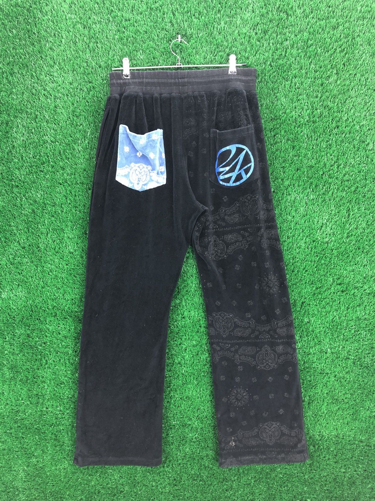 City Streets Vintage 24 Karats Gold Diggers Velvet Paisley Size US 32 / EU 48 - 6 Thumbnail