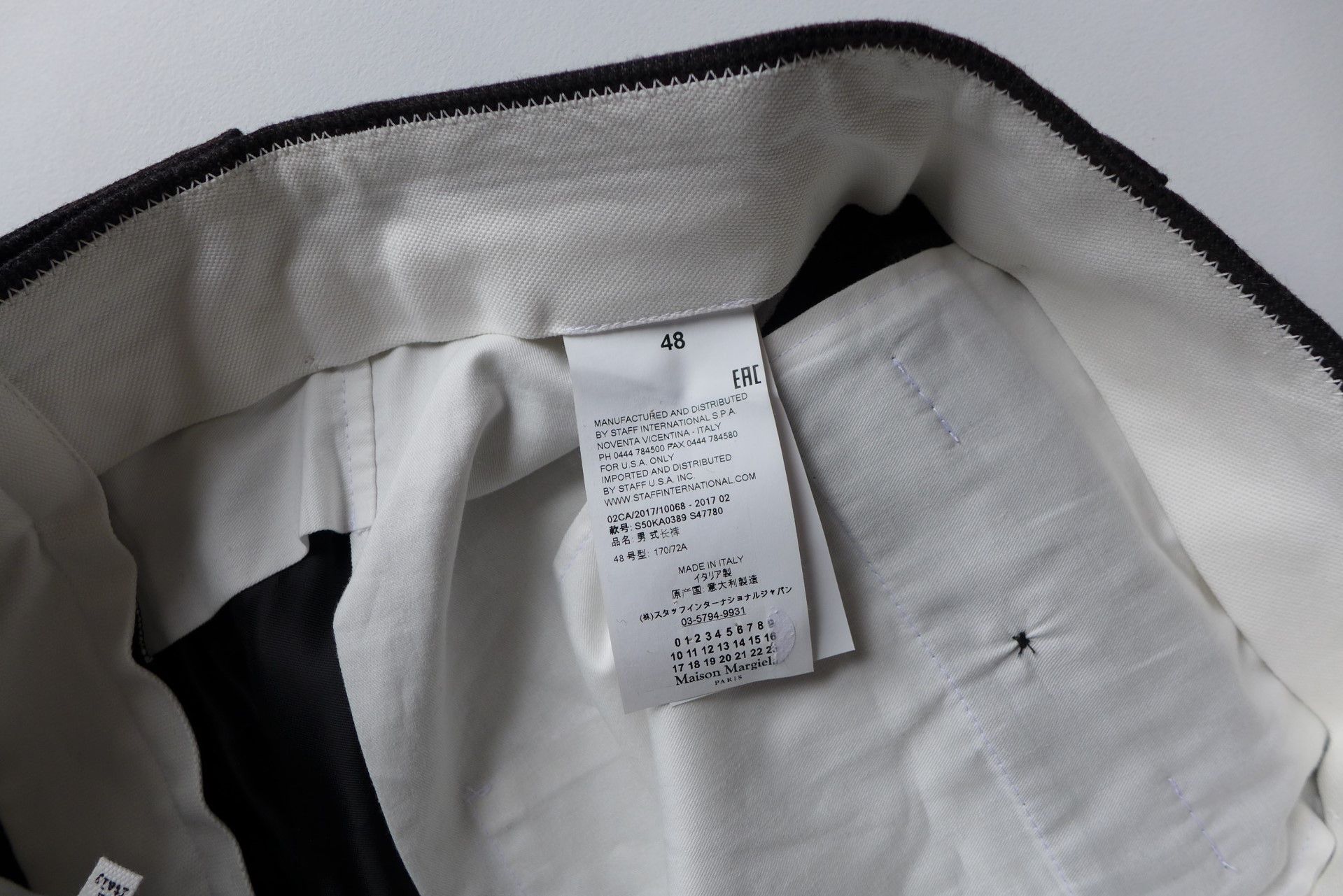 Maison Margiela Margiela FW17 Classic Trousers - Houndstooth Wool Size US 32 / EU 48 - 16 Thumbnail