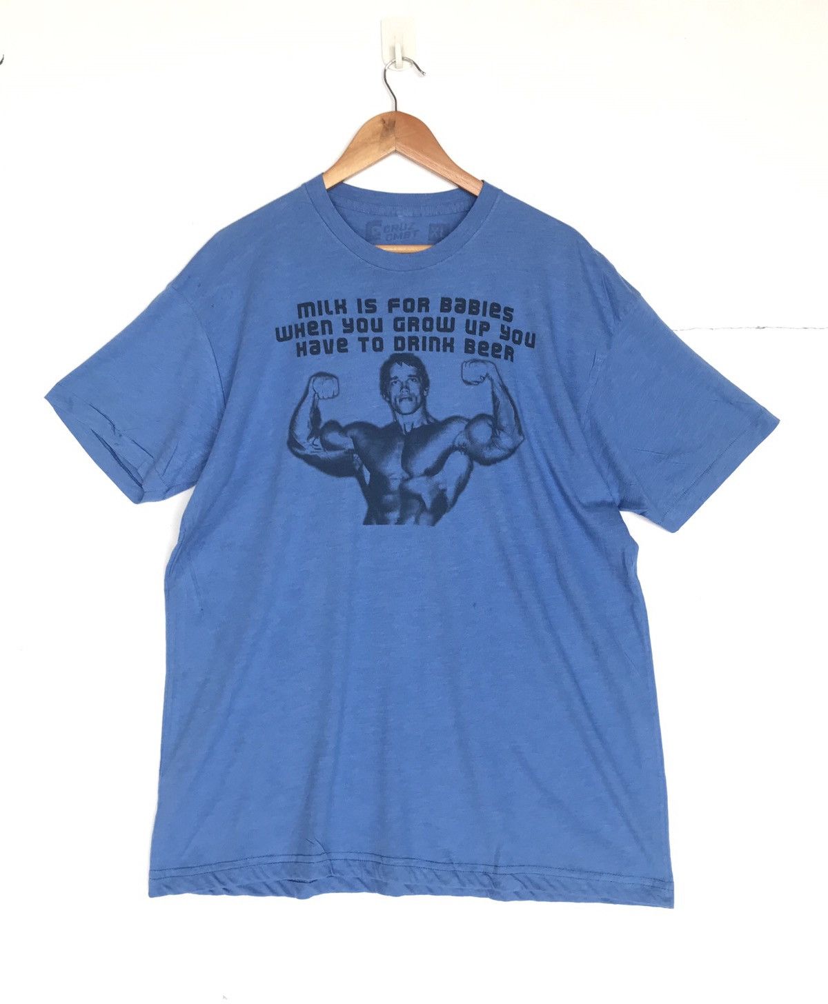 Vintage Vintage Arnold Schwarzenegger T Shirt Single Stitch Size US L / EU 52-54 / 3 - 1 Thumbnail