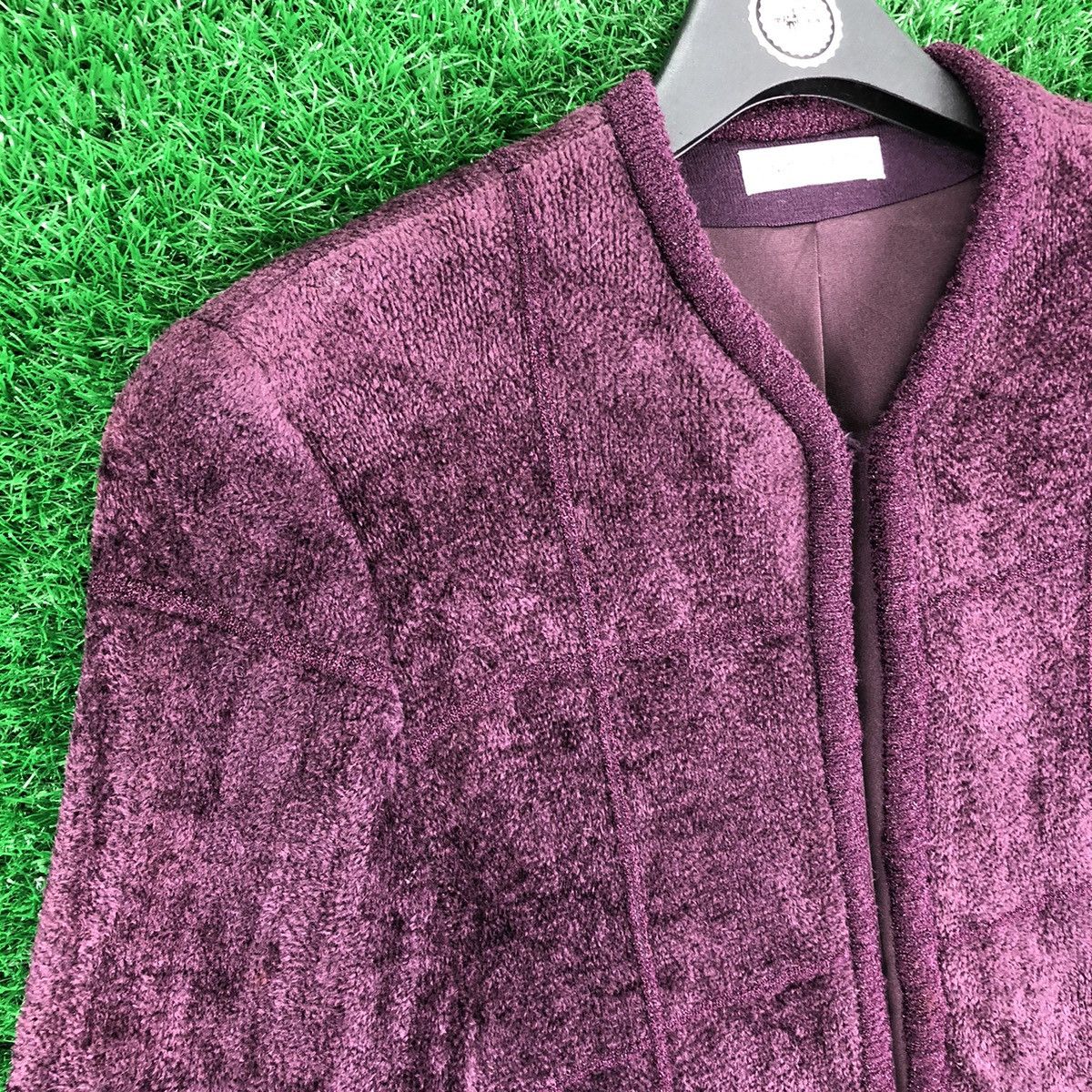 Mila Schon Vintage Mila Schon Women Faux Fur Cardigan Size M / US 6-8 / IT 42-44 - 2 Thumbnail