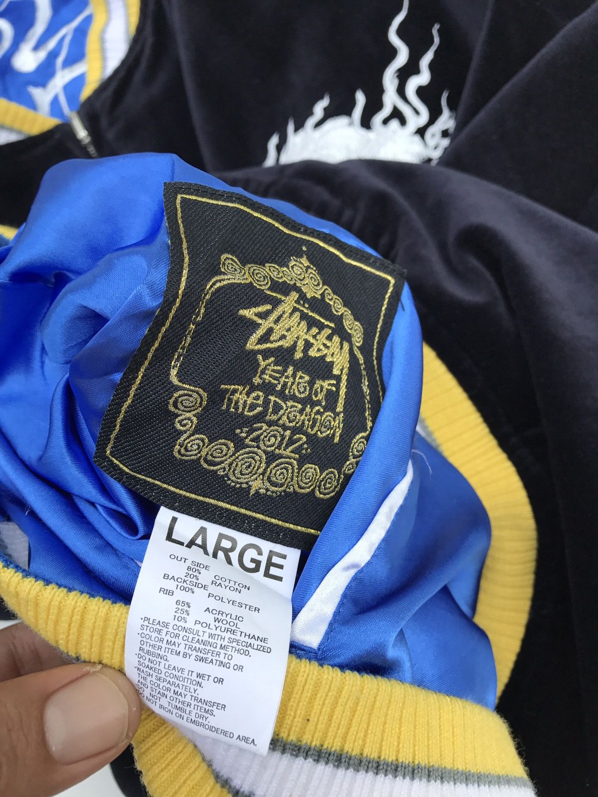Stussy Riversible Stussy Jacket Sukajan Souvenir Satin Velvet Jacke Size US M / EU 48-50 / 2 - 9 Thumbnail