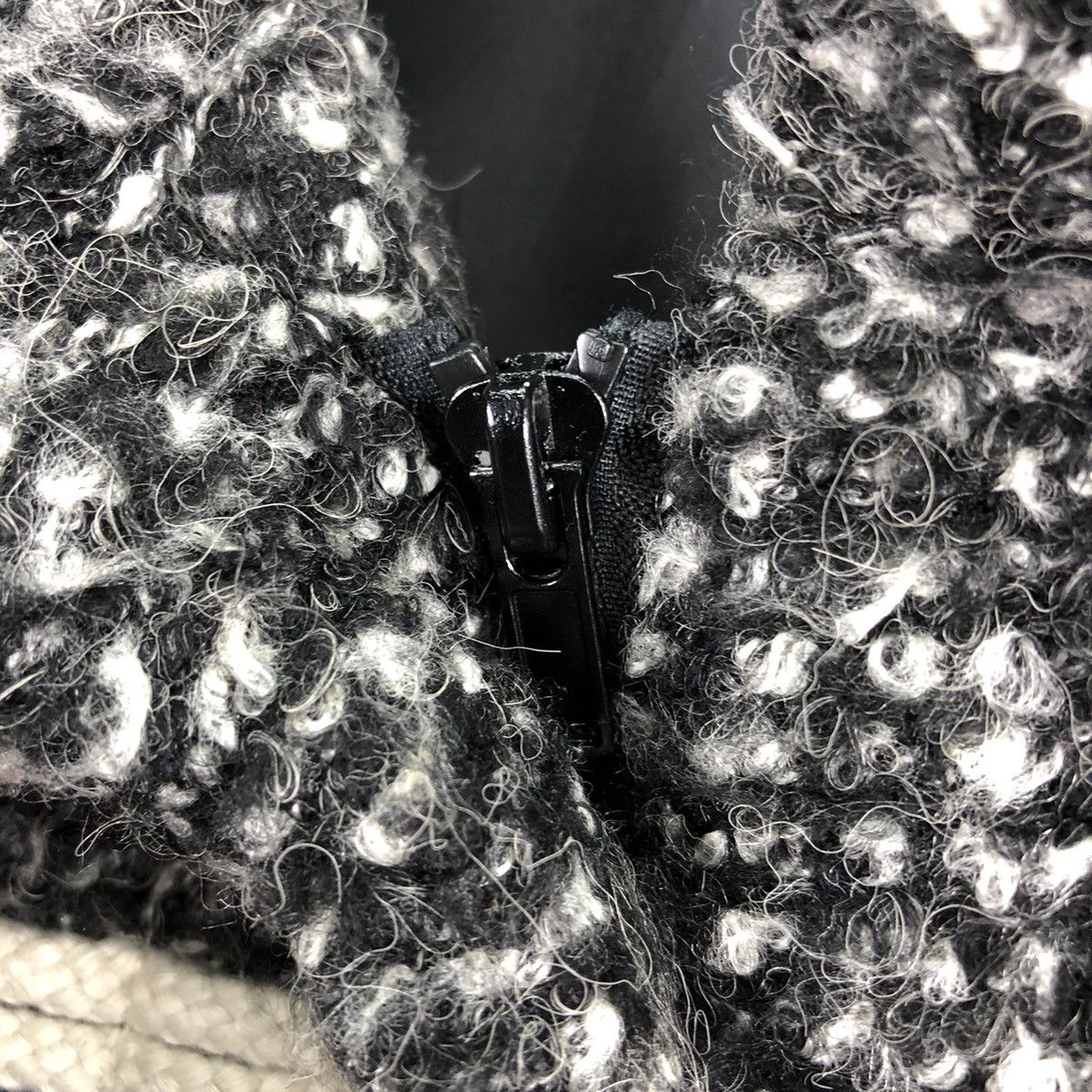 Japanese Brand Vintage Mohair Shawl Collar Women Jacket By Shoo La True Size XS / US 0-2 / IT 36-38 - 11 Thumbnail
