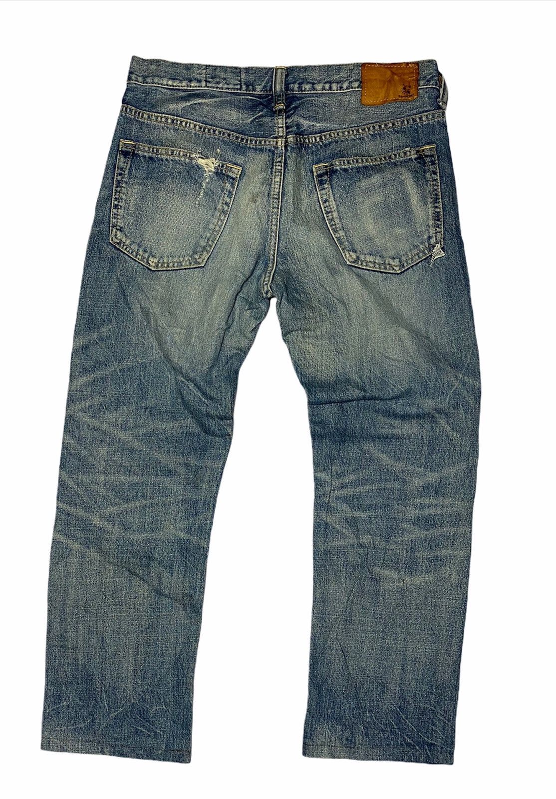 Japanese Brand Japanese Denim Antgauge Distressed Raw Denim Size US 32 / EU 48 - 4 Thumbnail