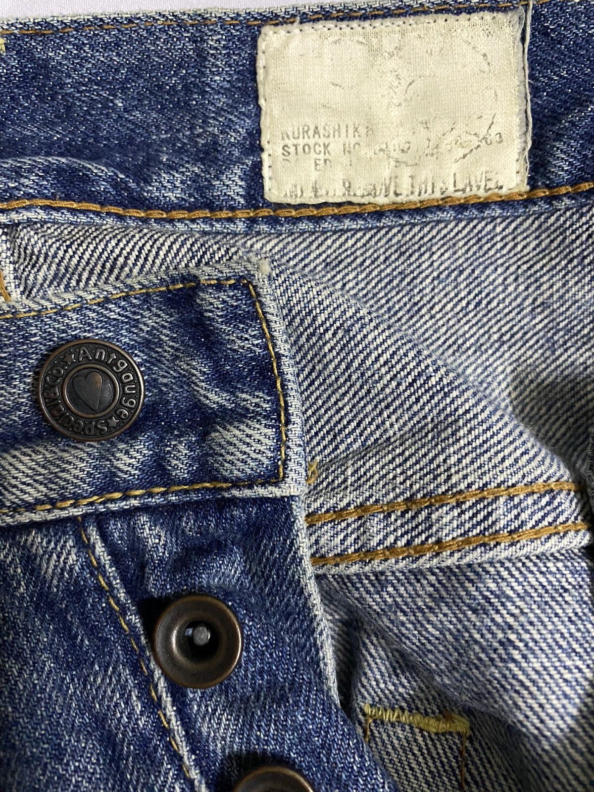 Japanese Brand Japanese Denim Antgauge Distressed Raw Denim Size US 32 / EU 48 - 8 Thumbnail
