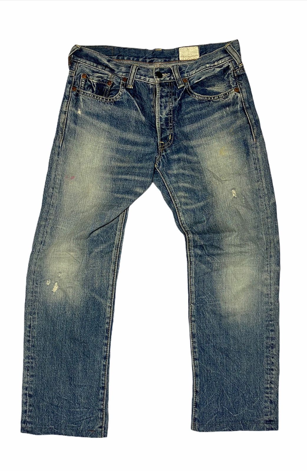 Japanese Brand Japanese Denim Antgauge Distressed Raw Denim Size US 32 / EU 48 - 1 Thumbnail