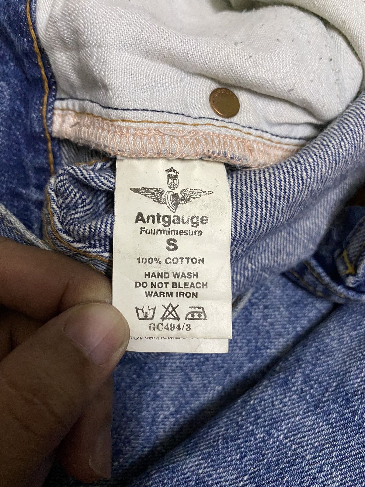 Japanese Brand Japanese Denim Antgauge Distressed Raw Denim Size US 32 / EU 48 - 9 Thumbnail