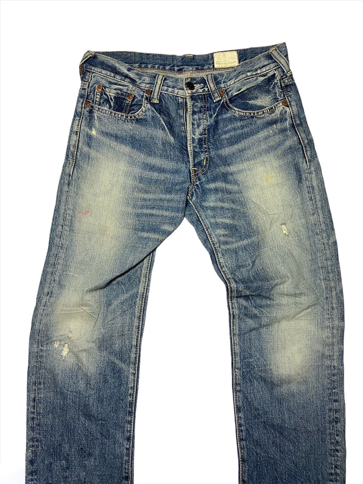 Japanese Brand Japanese Denim Antgauge Distressed Raw Denim Size US 32 / EU 48 - 2 Thumbnail