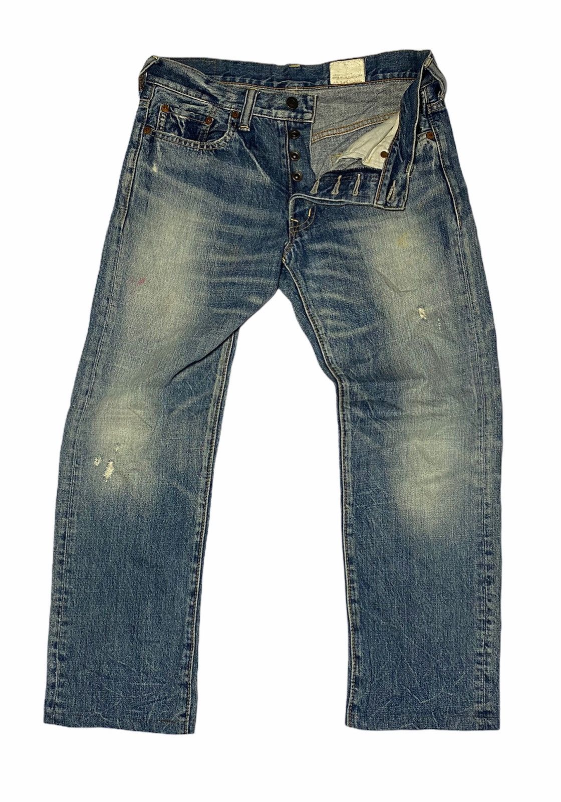 Japanese Brand Japanese Denim Antgauge Distressed Raw Denim Size US 32 / EU 48 - 3 Thumbnail
