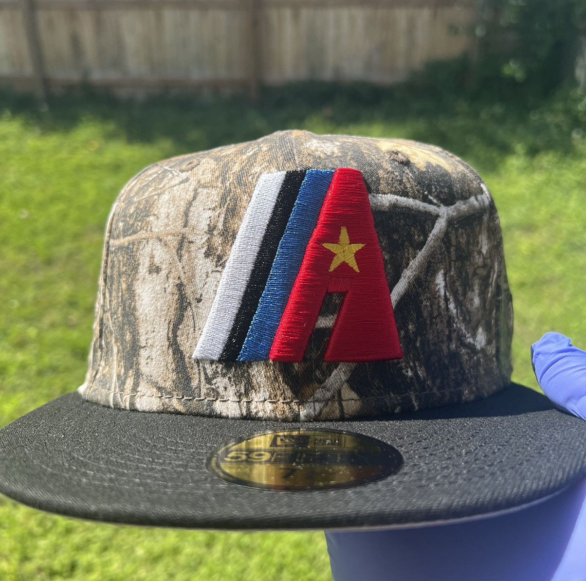 image of Houston Astros Realtree Camo Fitted Hat - 7 5/8, Men's