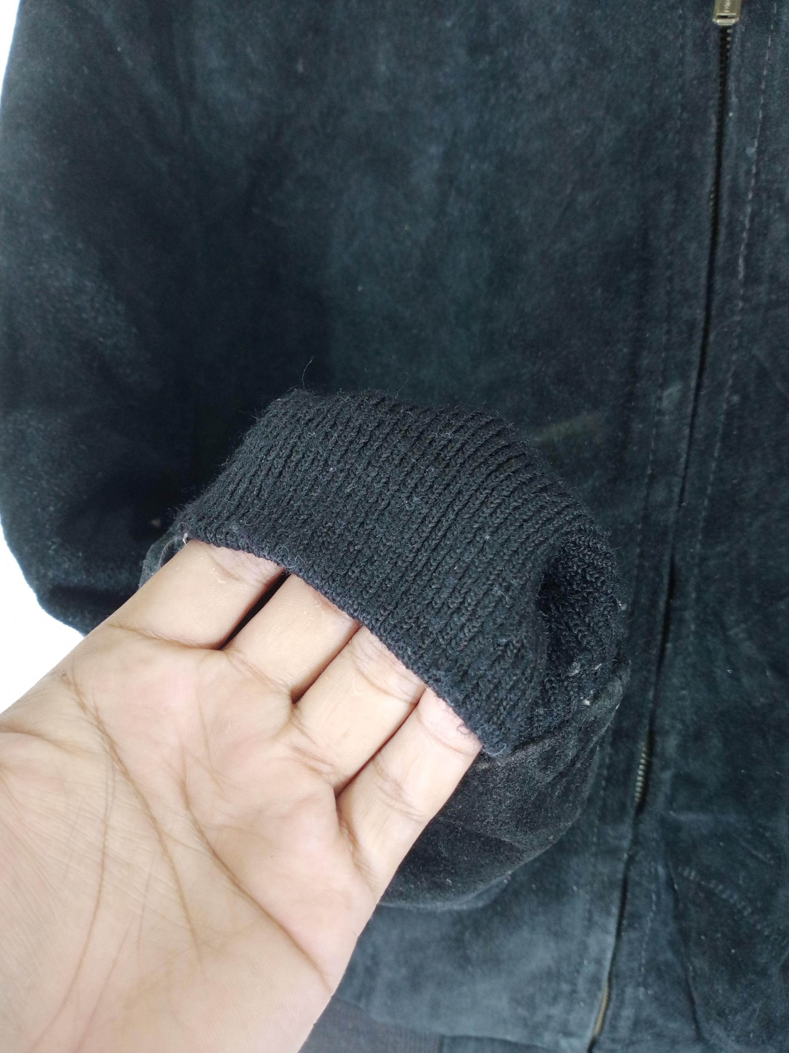 Schott Vintage 80s Schott NYC Motorcycle Suede Leather Size US M / EU 48-50 / 2 - 2 Thumbnail