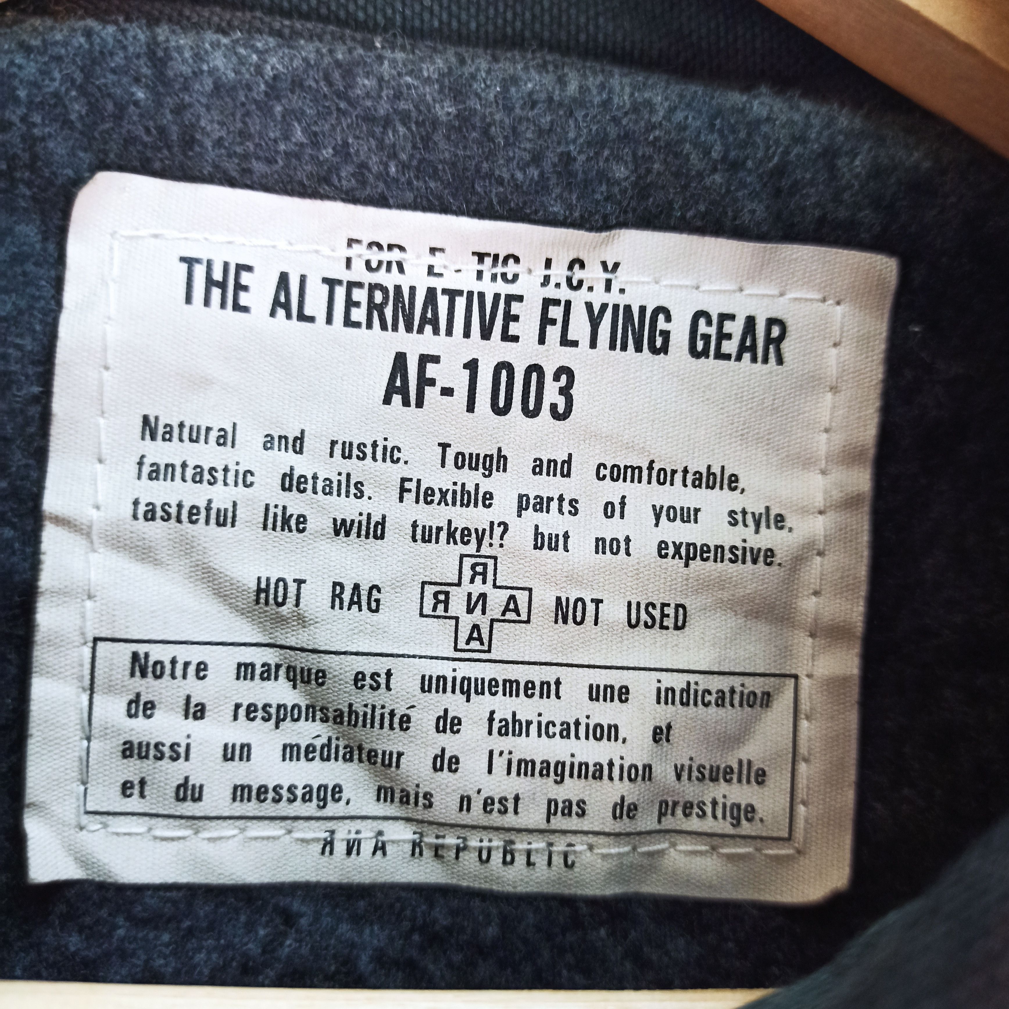 If Six Was Nine 🔥STEALS🔥 THE ALTERNATIVE FLYING GEAR AF-1003 JACKET BY RNA Size US M / EU 48-50 / 2 - 13 Thumbnail
