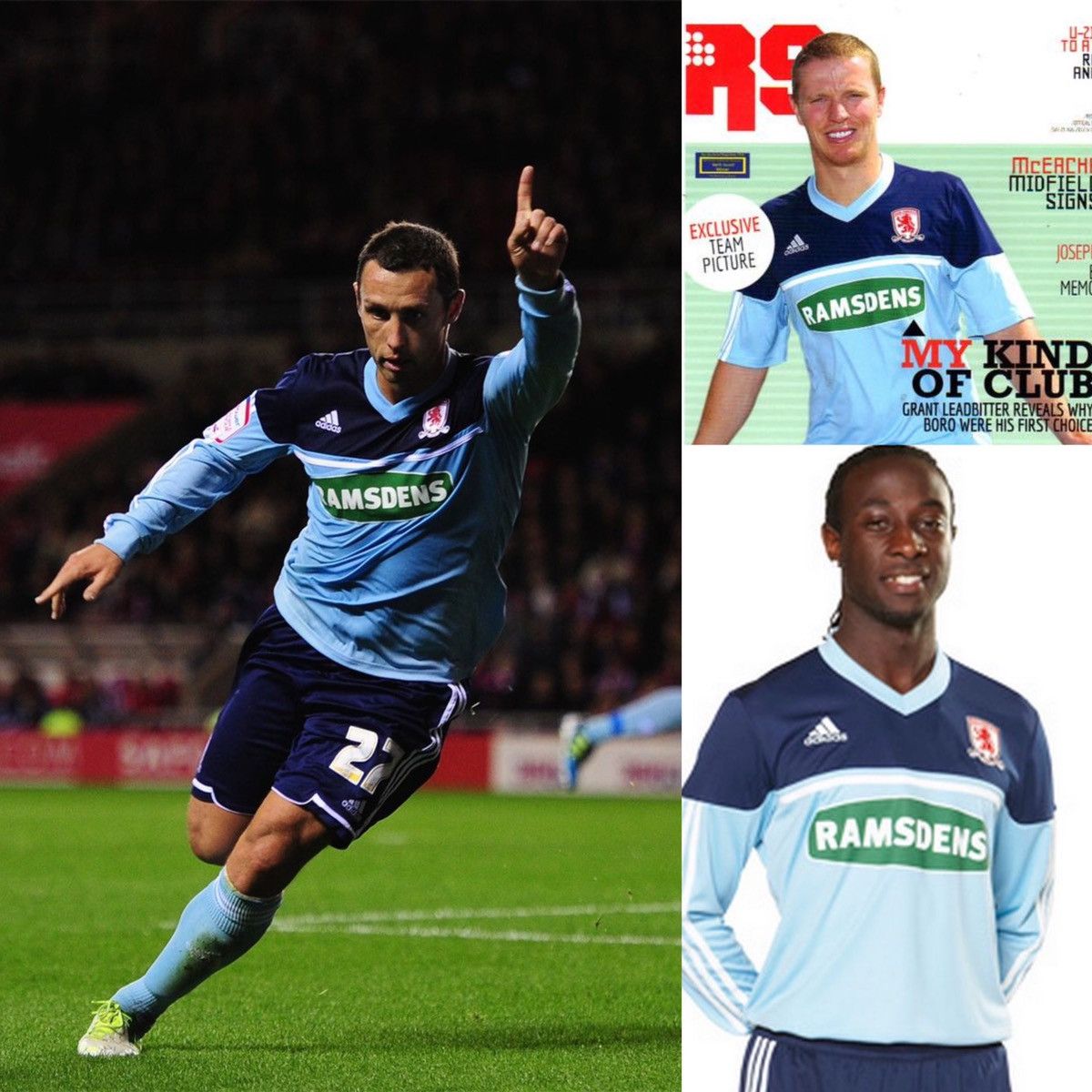 Adidas × Vintage 2012 2013 | Middlesbrough | Adidas Away Home Soccer Jersey Size US S / EU 44-46 / 1 - 2 Thumbnail