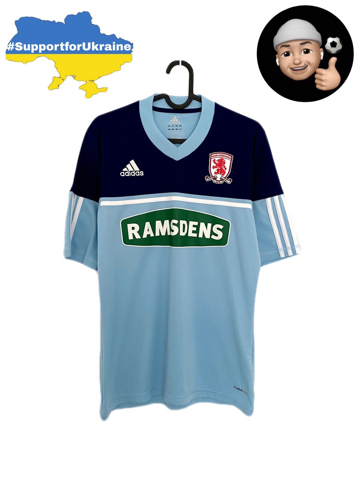 Adidas × Vintage 2012 2013 | Middlesbrough | Adidas Away Home Soccer Jersey Size US S / EU 44-46 / 1 - 1 Thumbnail