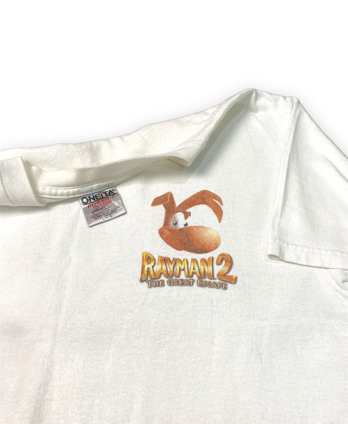 Vintage Vintage Rayman Playstation One Video Game Tees Size US L / EU 52-54 / 3 - 3 Thumbnail