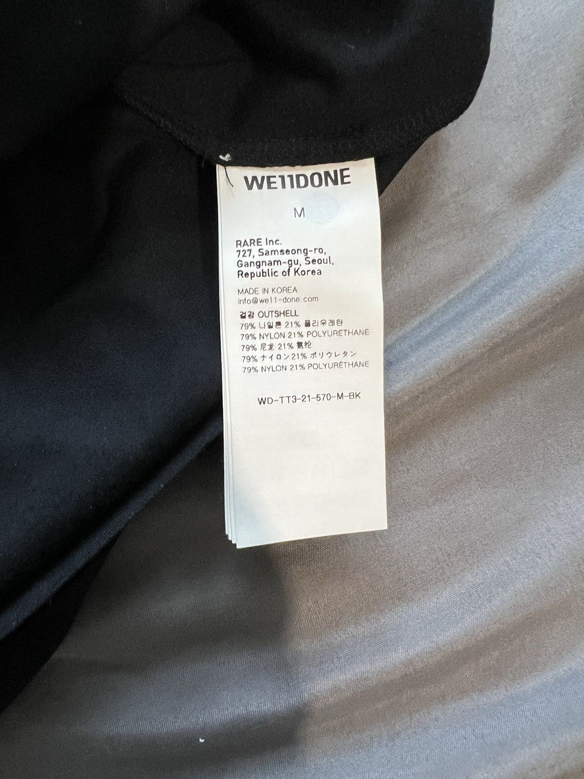 WE11DONE Studded stretch turtleneck Size US M / EU 48-50 / 2 - 9 Thumbnail