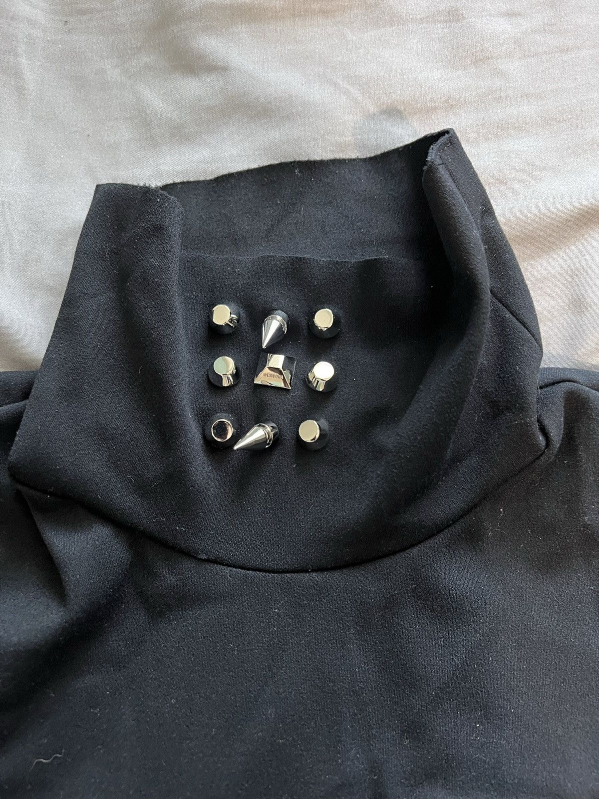 WE11DONE Studded stretch turtleneck Size US M / EU 48-50 / 2 - 5 Thumbnail