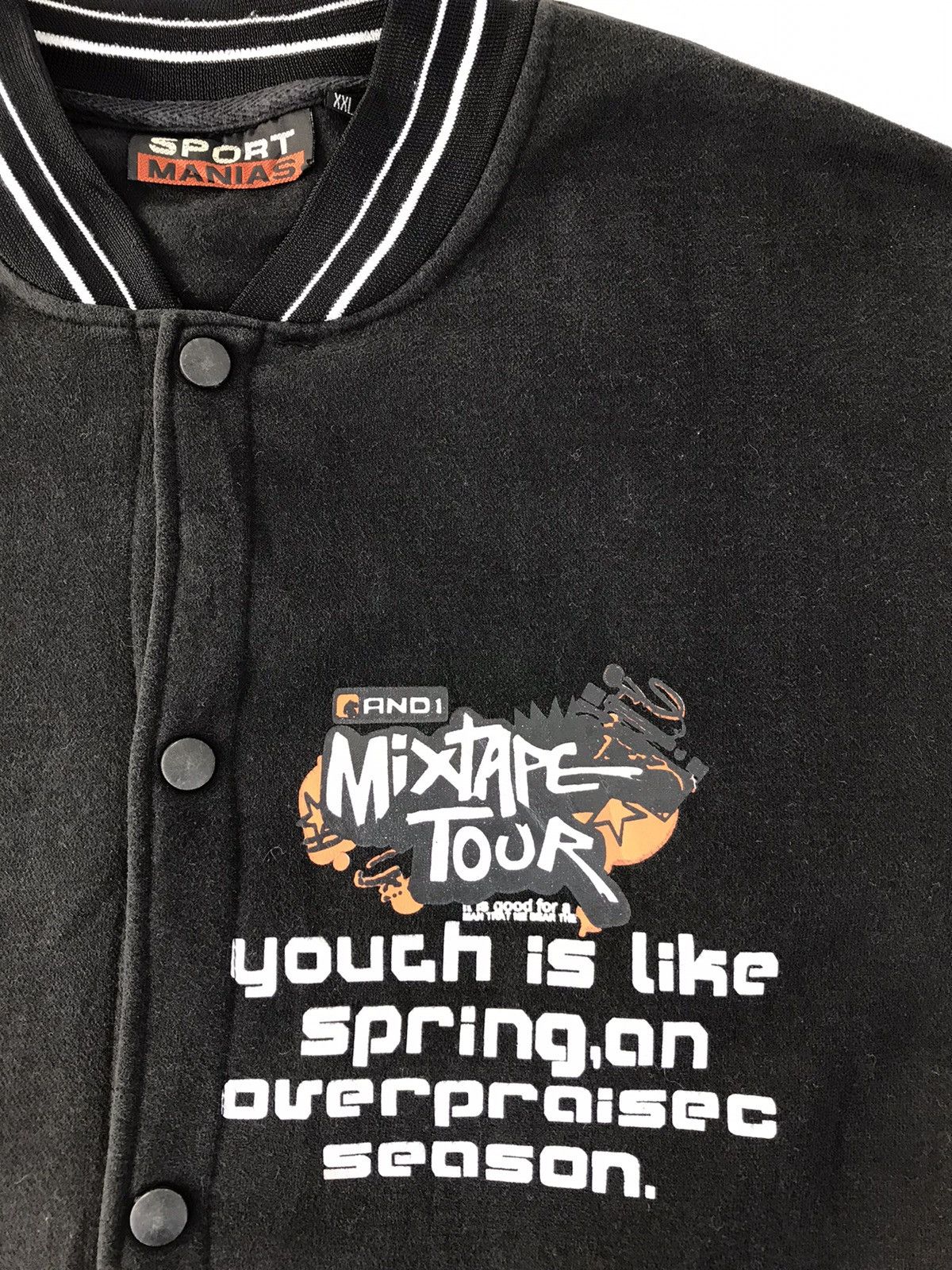 Vintage Vintage Varsity Jacket Hiphop Dance Music Mixtape Tour Size US XL / EU 56 / 4 - 5 Thumbnail