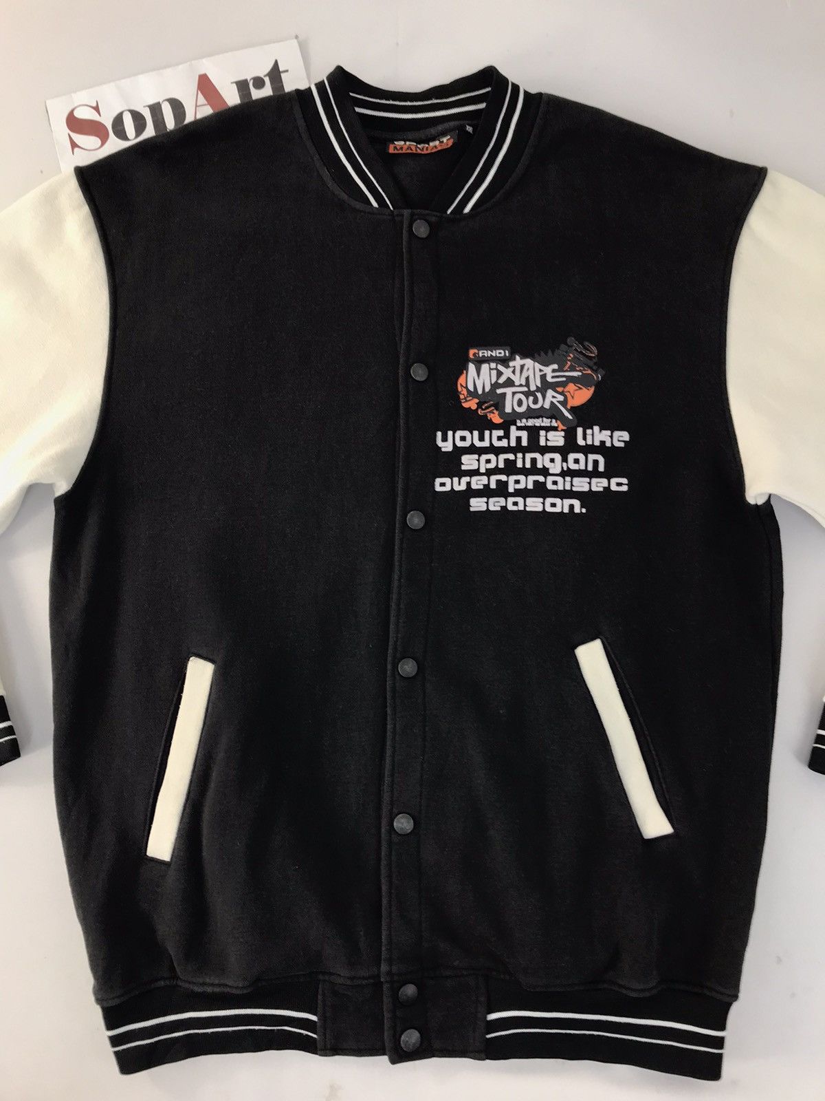 Vintage Vintage Varsity Jacket Hiphop Dance Music Mixtape Tour Size US XL / EU 56 / 4 - 3 Thumbnail