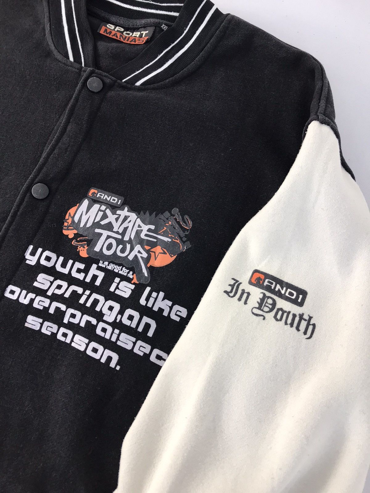 Vintage Vintage Varsity Jacket Hiphop Dance Music Mixtape Tour Size US XL / EU 56 / 4 - 6 Thumbnail