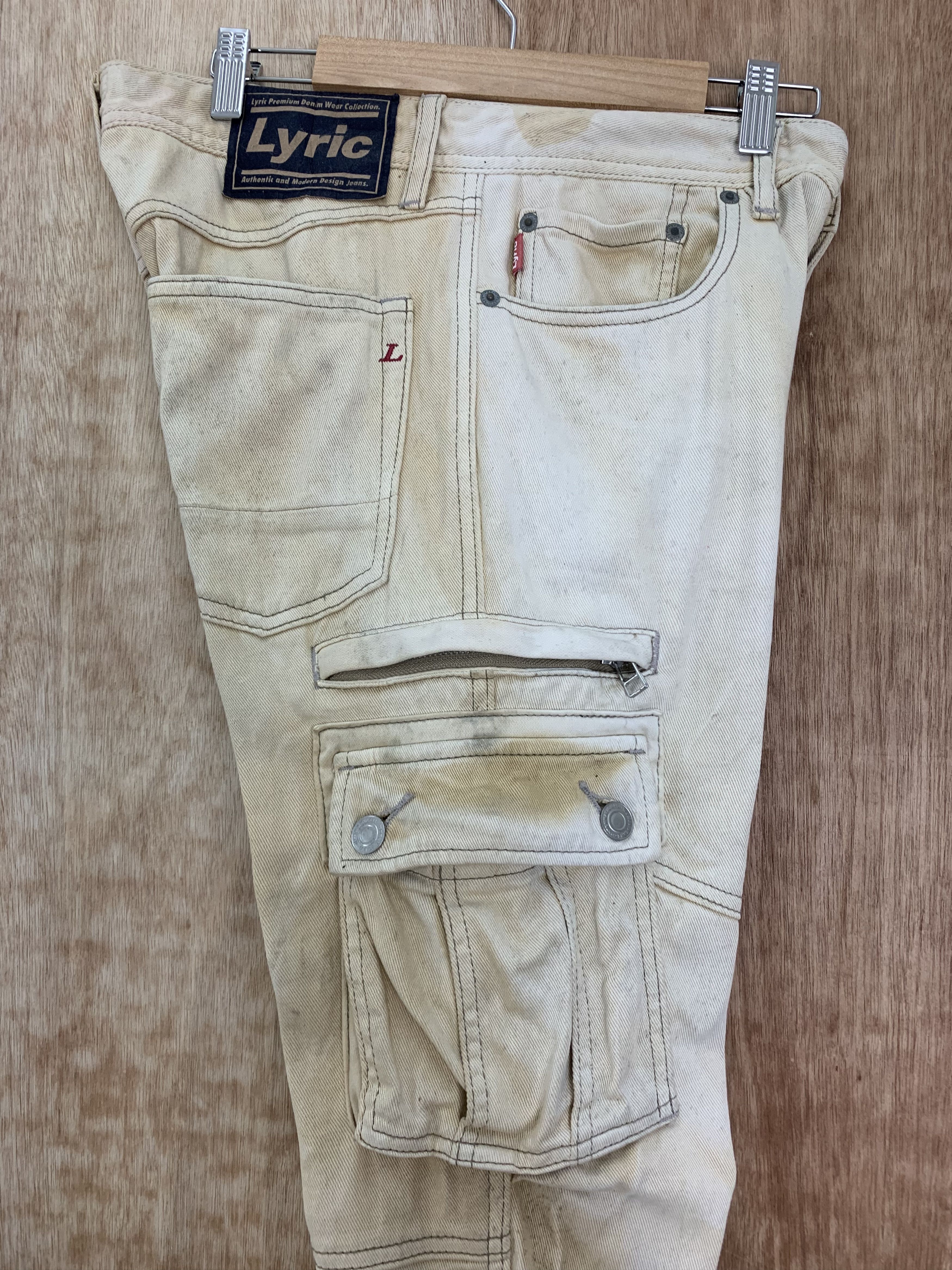 Japanese Brand Cargo Pants Lyric Multipocket Japanese Branded Double Knee Size US 29 - 17 Thumbnail