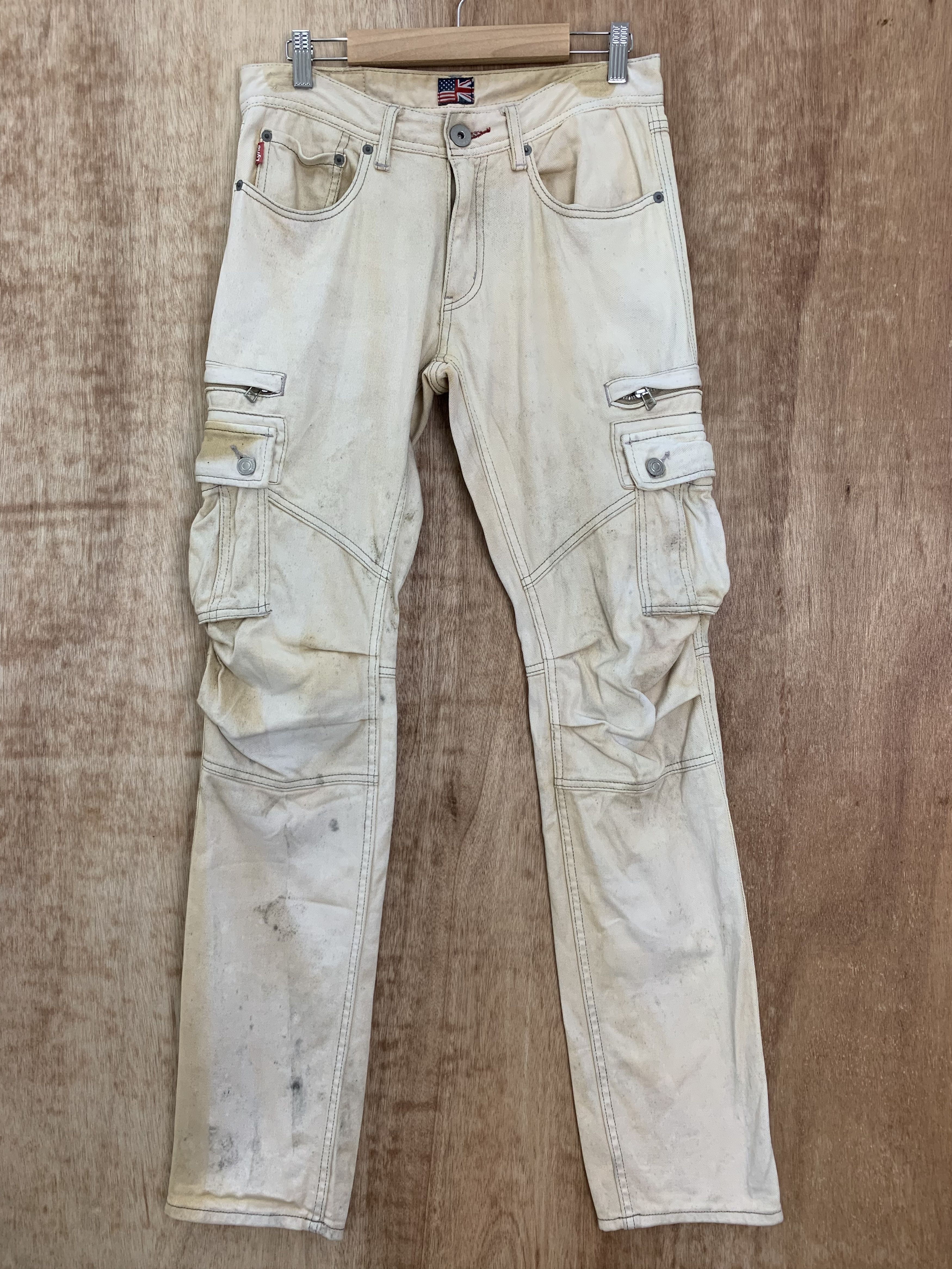 Cargo Pants Lyric Multipocket Japanese Branded Double Knee