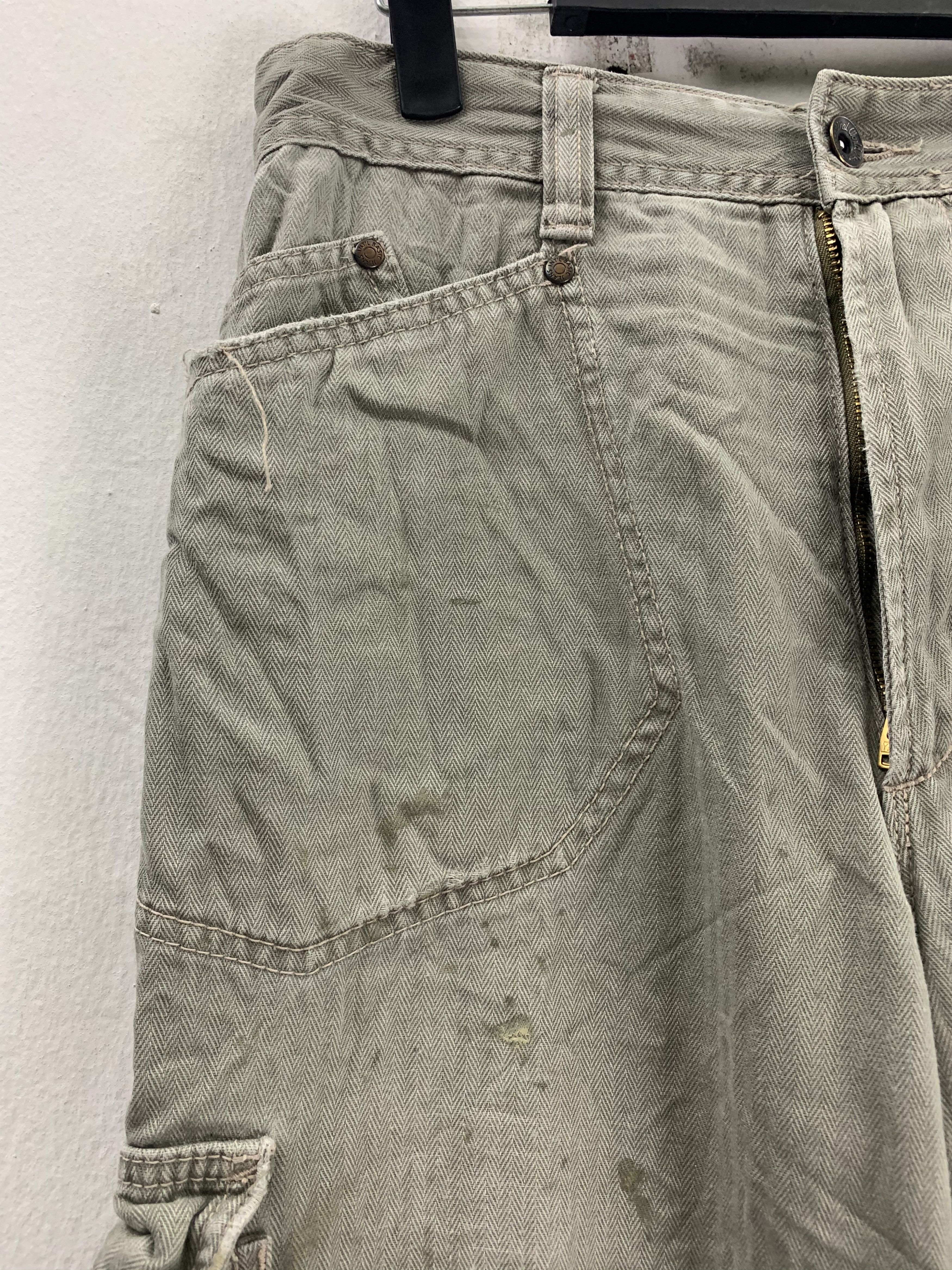 Japanese Brand Cargo pants Even River multipocket Double Knee Rare Size US 29 - 3 Thumbnail