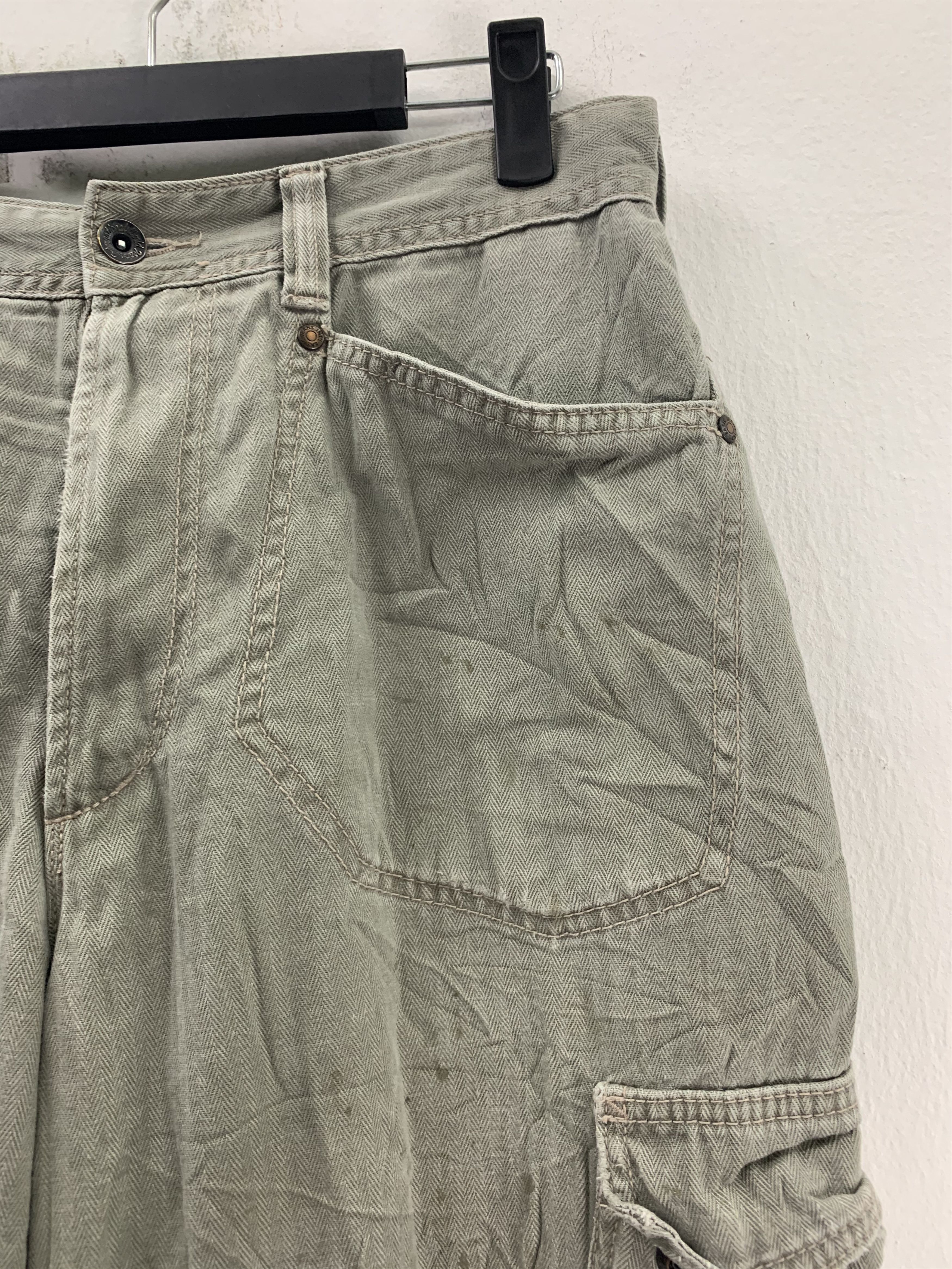 Japanese Brand Cargo pants Even River multipocket Double Knee Rare Size US 29 - 4 Thumbnail