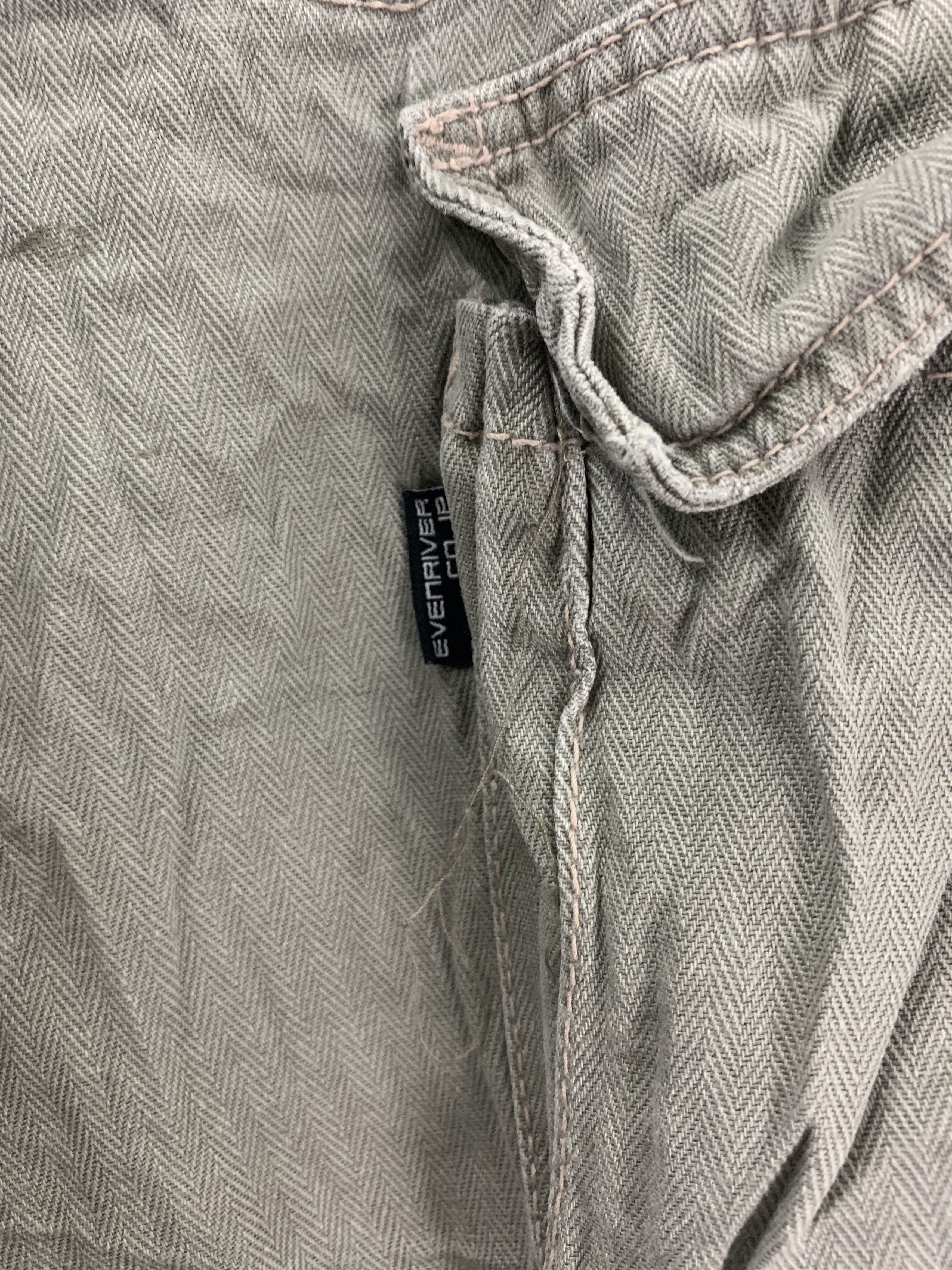 Japanese Brand Cargo pants Even River multipocket Double Knee Rare Size US 29 - 16 Thumbnail