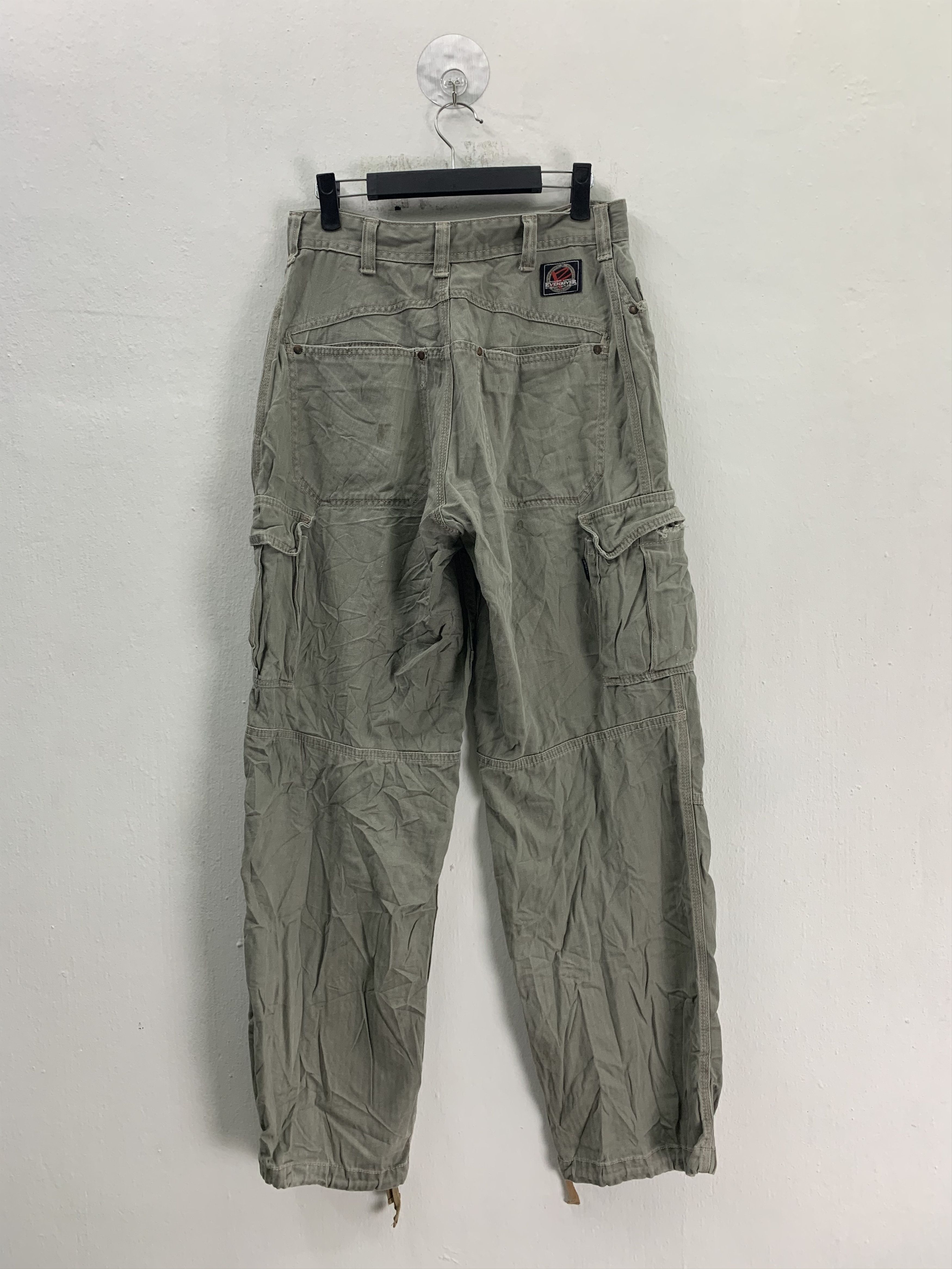 Japanese Brand Cargo pants Even River multipocket Double Knee Rare Size US 29 - 12 Thumbnail