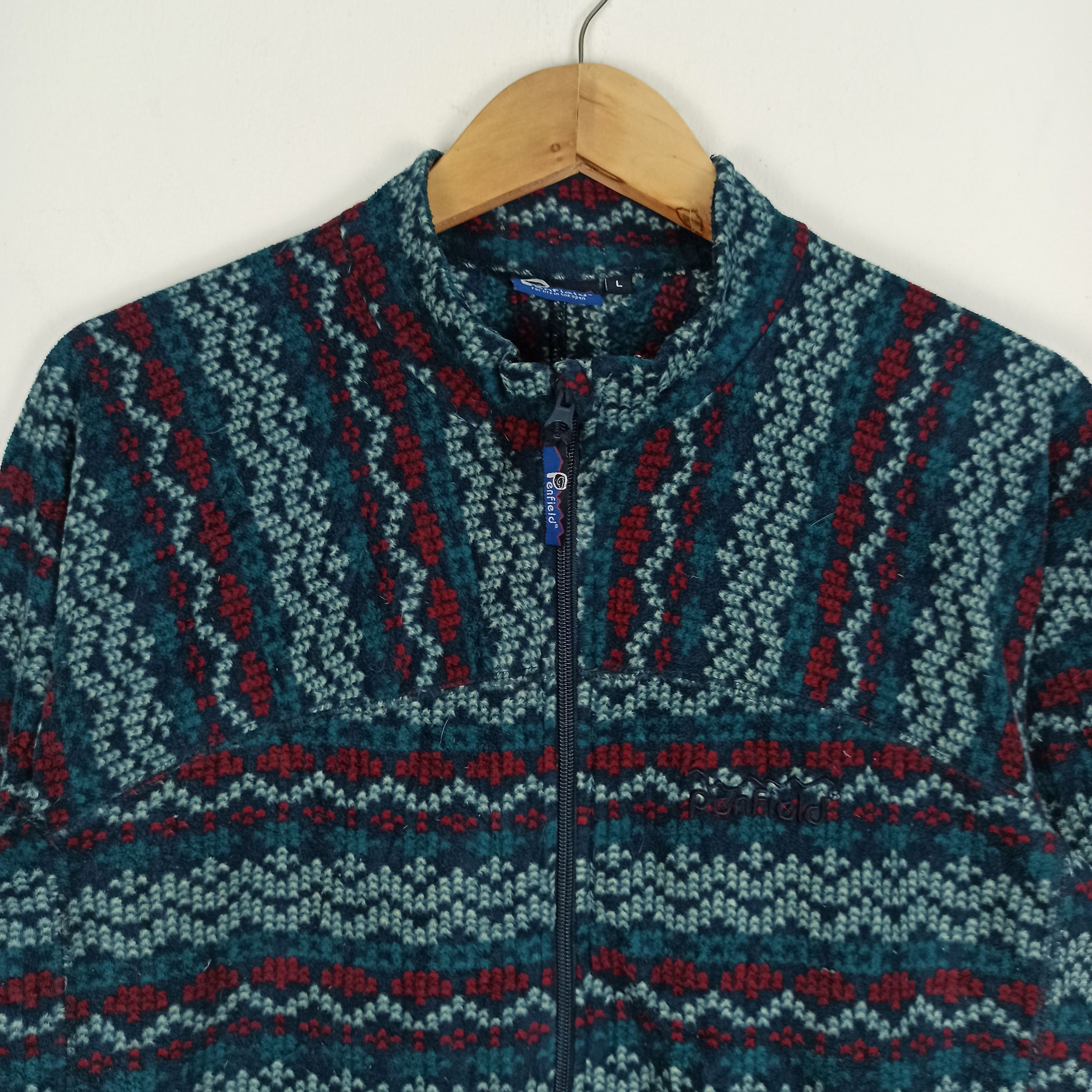 Penfield 🔥Rare🔥 Penfield Fleece Full Print Design Size L / US 10 / IT 46 - 2 Thumbnail