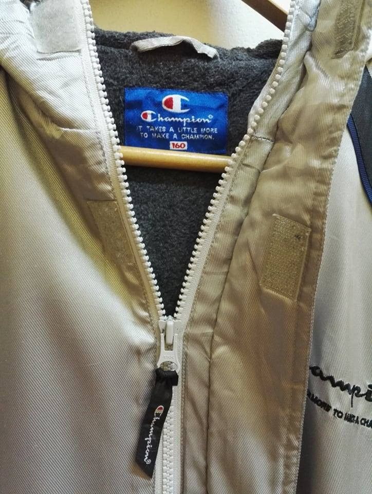 Champion Rare!! Champion Long Jacket Winter Big Logo Champion Size US S / EU 44-46 / 1 - 7 Thumbnail