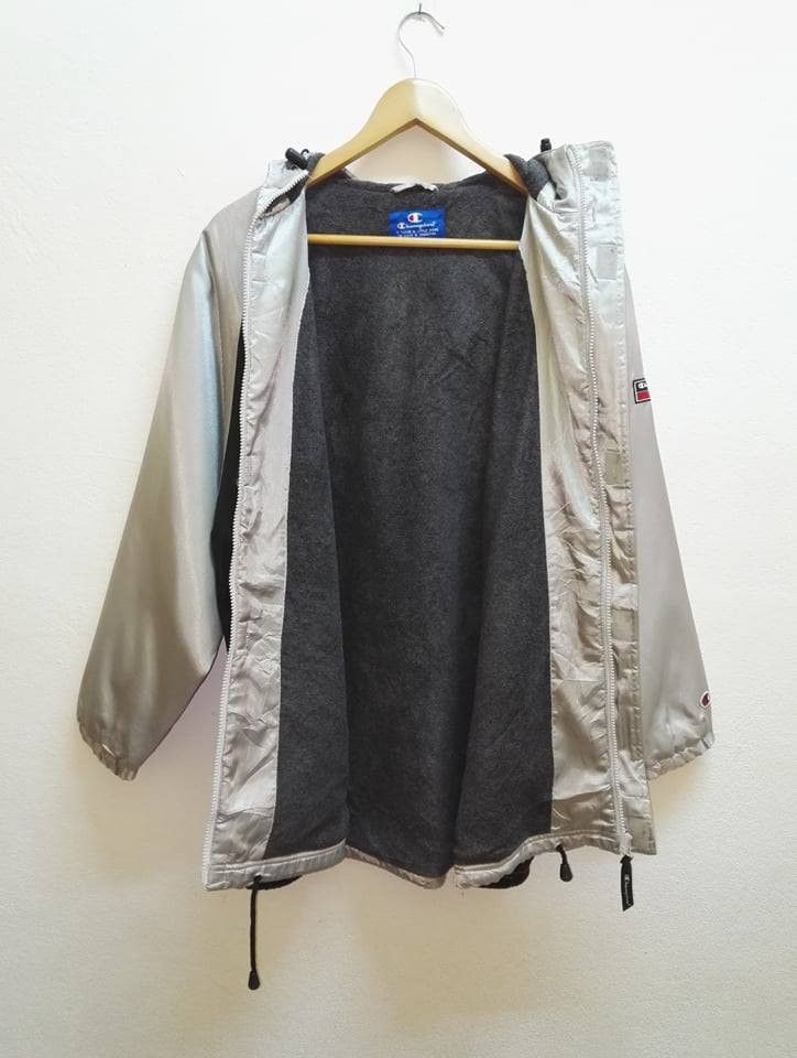 Champion Rare!! Champion Long Jacket Winter Big Logo Champion Size US S / EU 44-46 / 1 - 8 Thumbnail