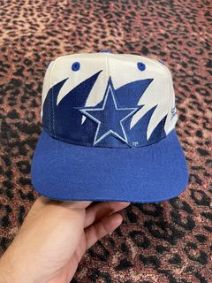 Vintage 1990s Dallas Cowboys Sharktooth Snapback Hat Cap Pro