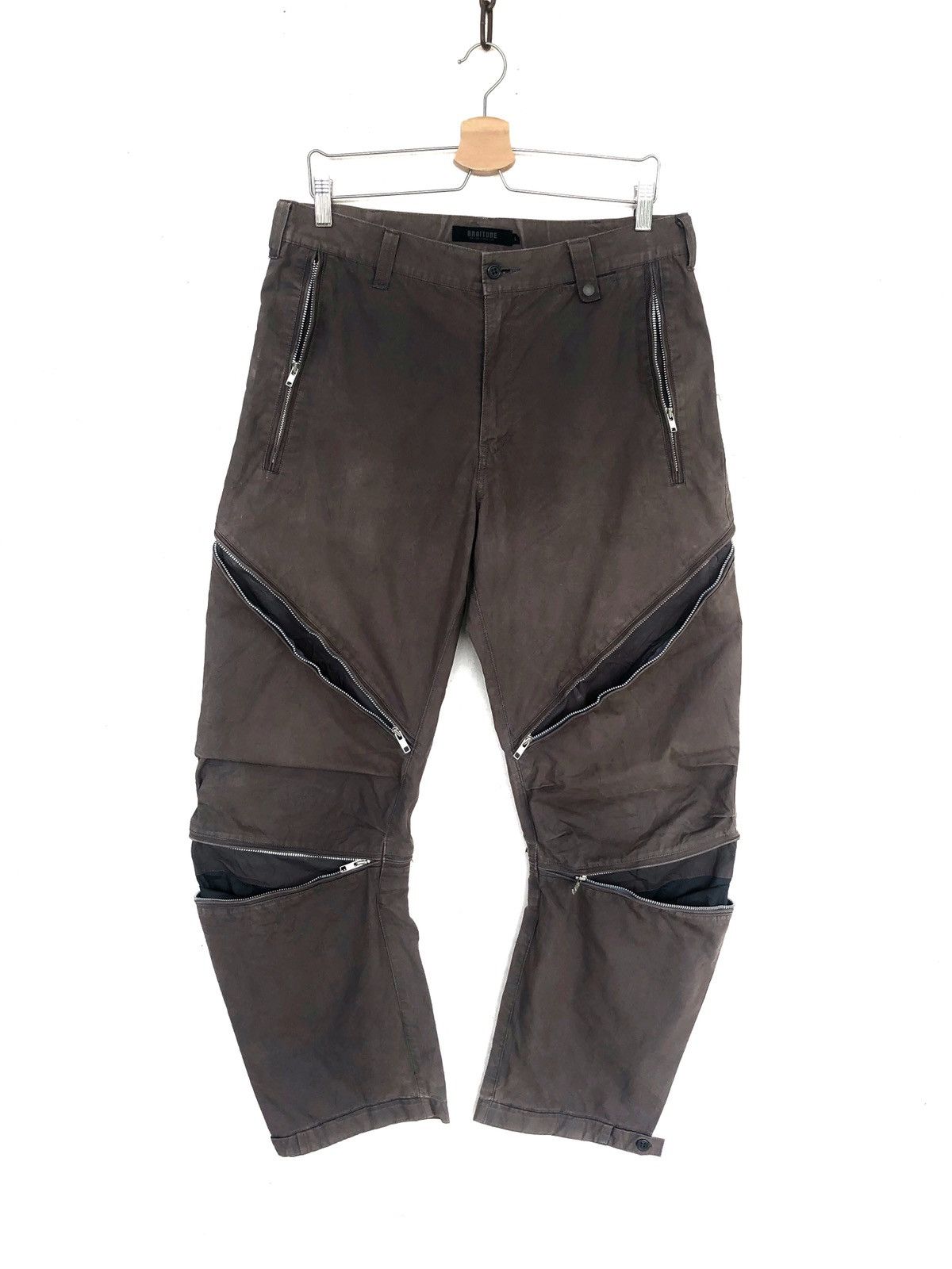 BERNINGS SHO Braitone 🇯🇵 Multi Zipper Anarchy Chaos Sedi Pant Size US 34 / EU 50 - 4 Thumbnail
